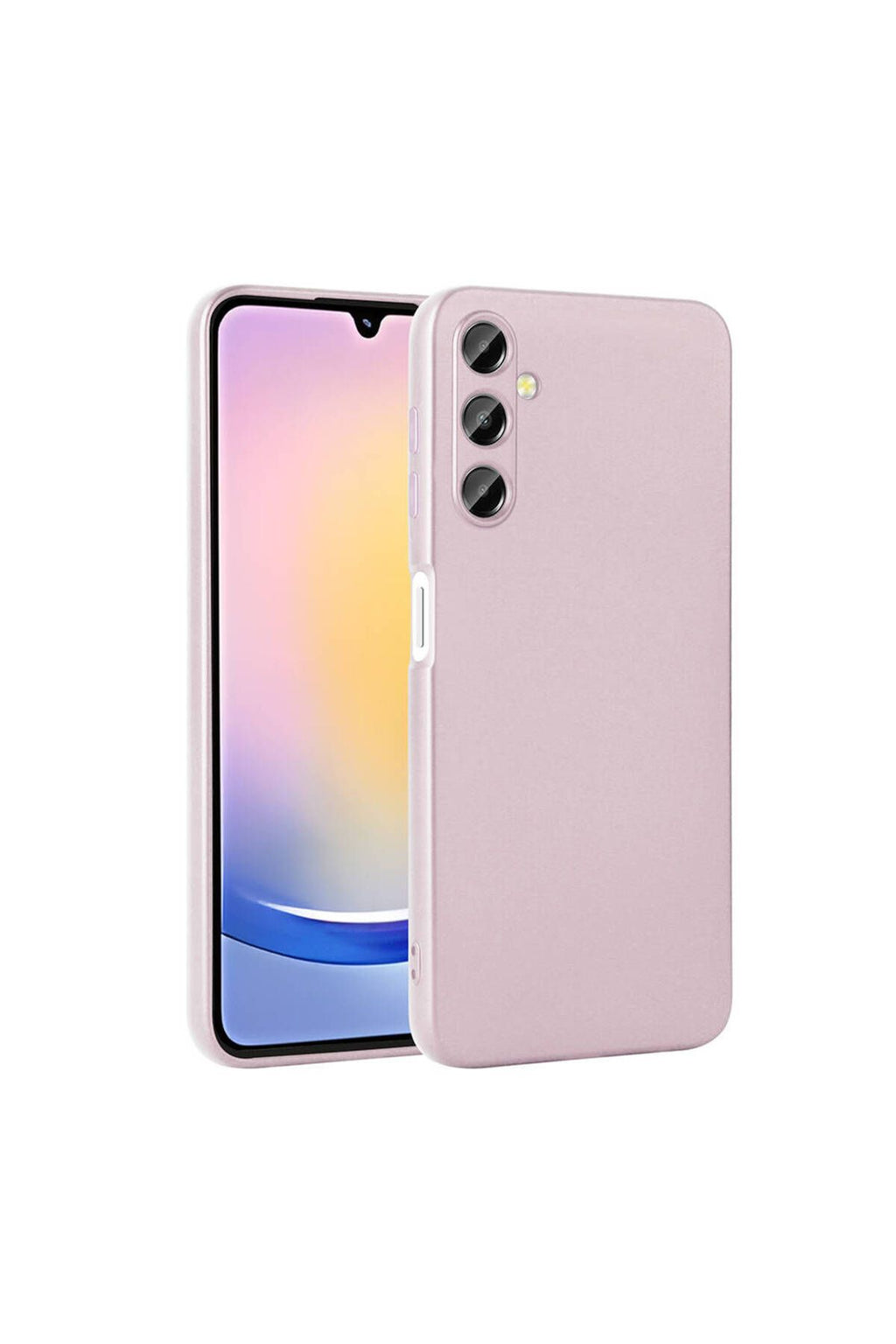 Galaxy A25 Kılıf Zore Premier Silikon Kapak - Rose Gold