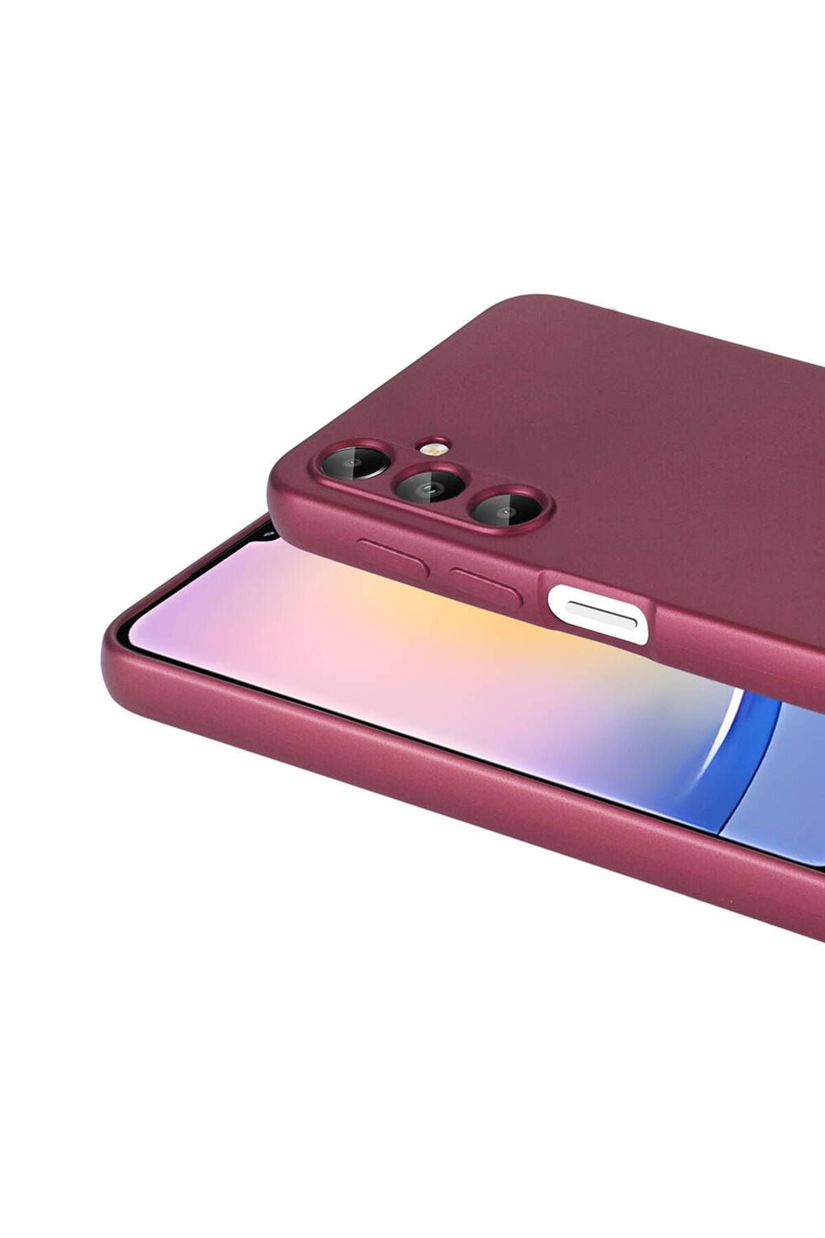 Galaxy A25 Kılıf Zore Premier Silikon Kapak - Rose Gold