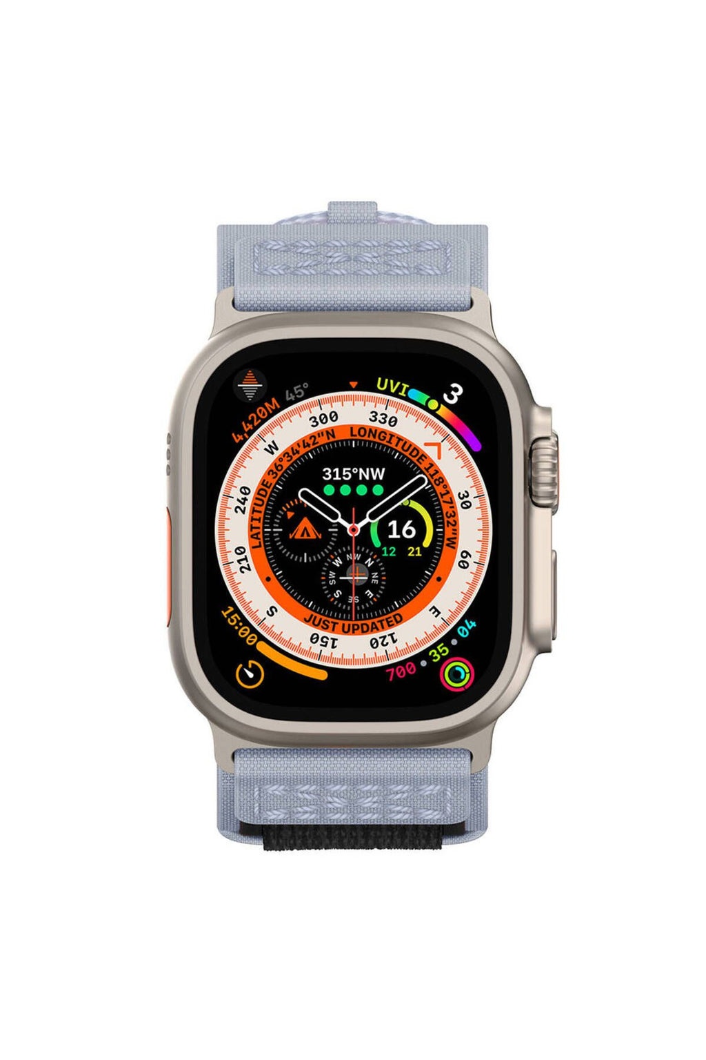 Watch 44mm Uyumlu CLO- KRD-99 Hasır Kordon-Siyah