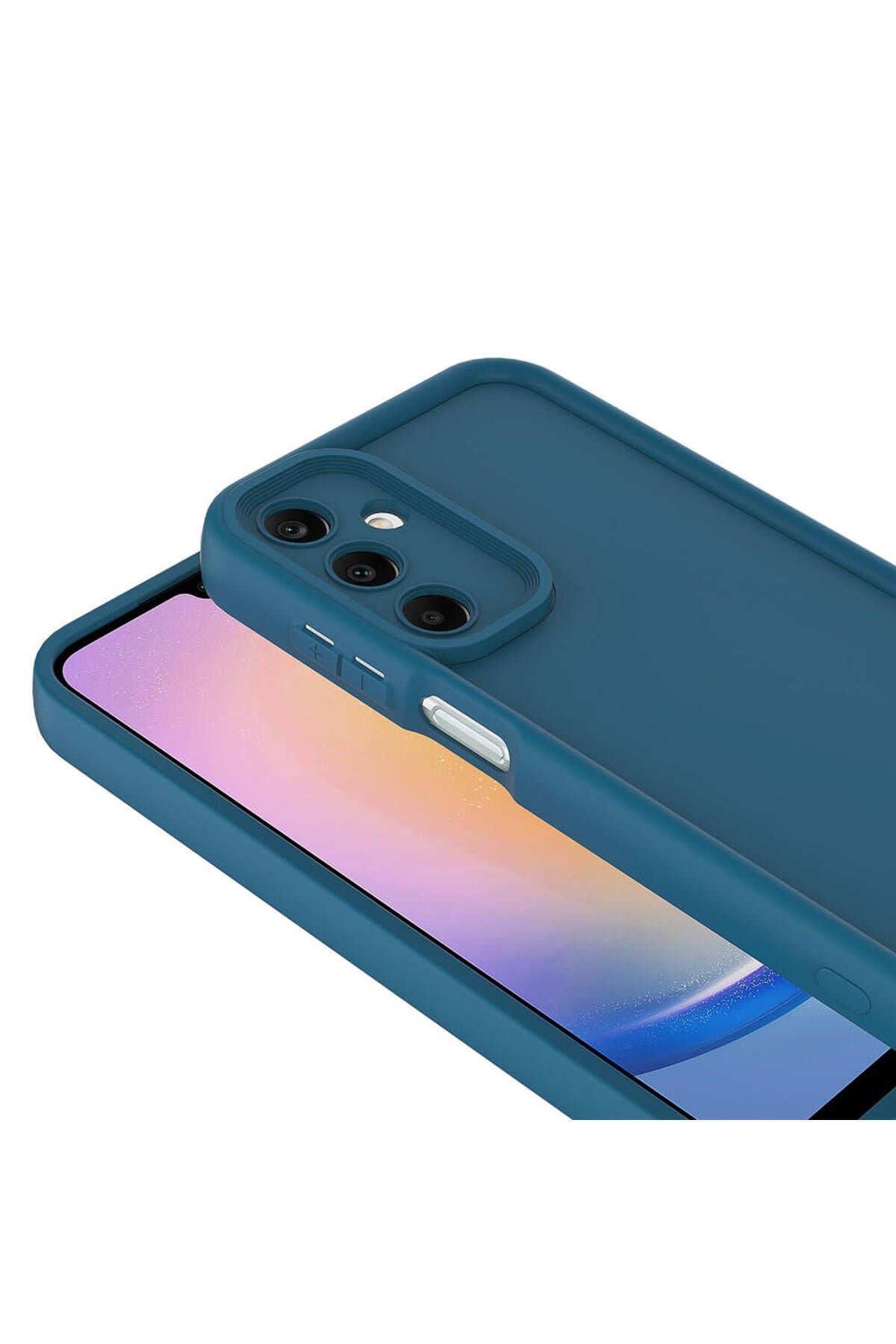 Galaxy A25 Kılıf Kamera Korumalı Zore Ananas Kapak - Kahverengi