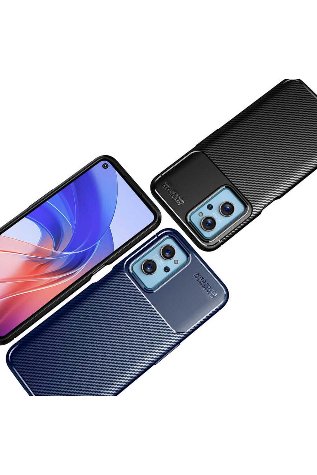 A96 4G Kılıf GLLP Negro Silikon Kapak - Lacivert