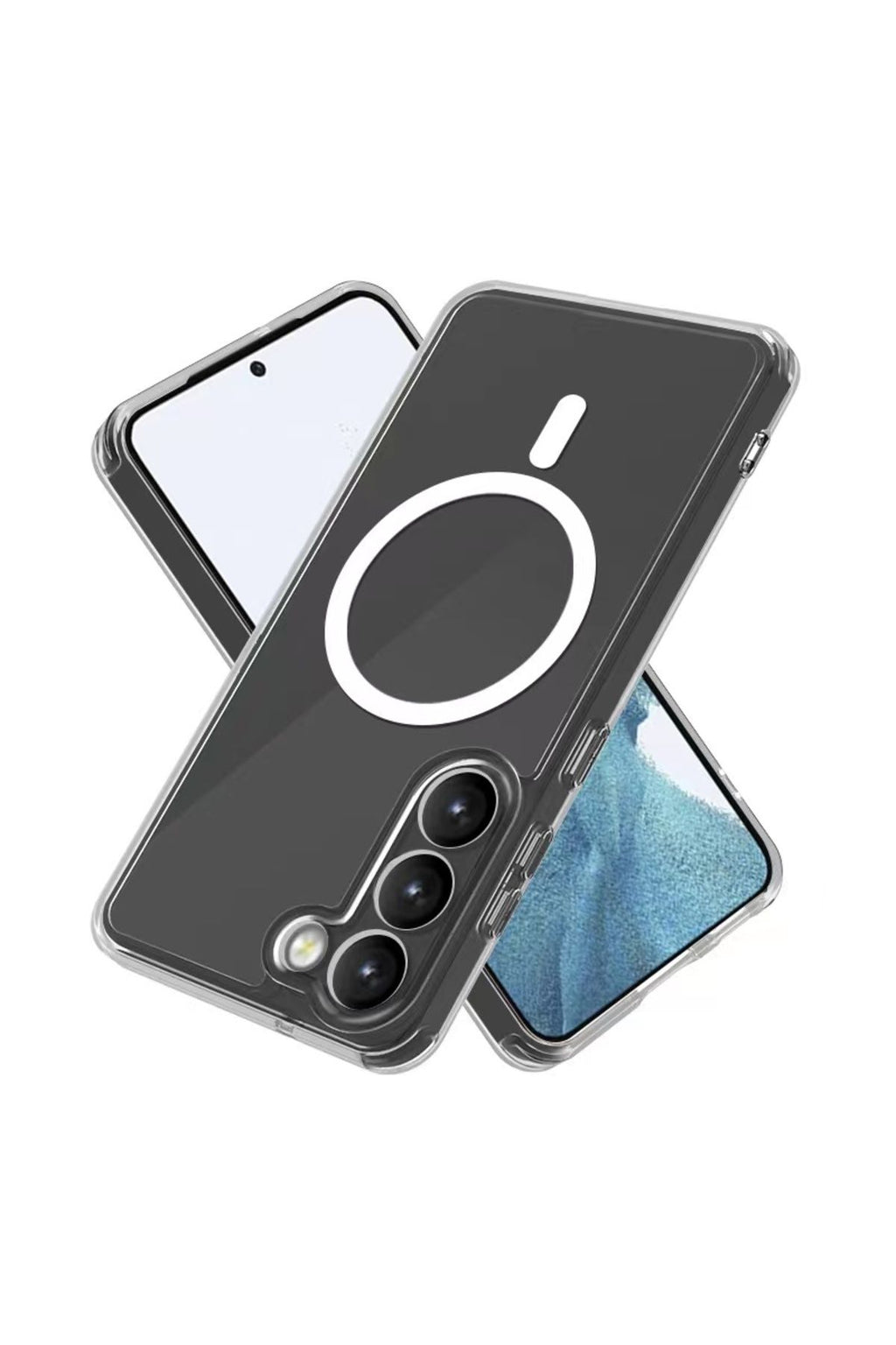 Galaxy S23 Uyumlu Zore Tacsafe Wireless Kılıf-Renksiz