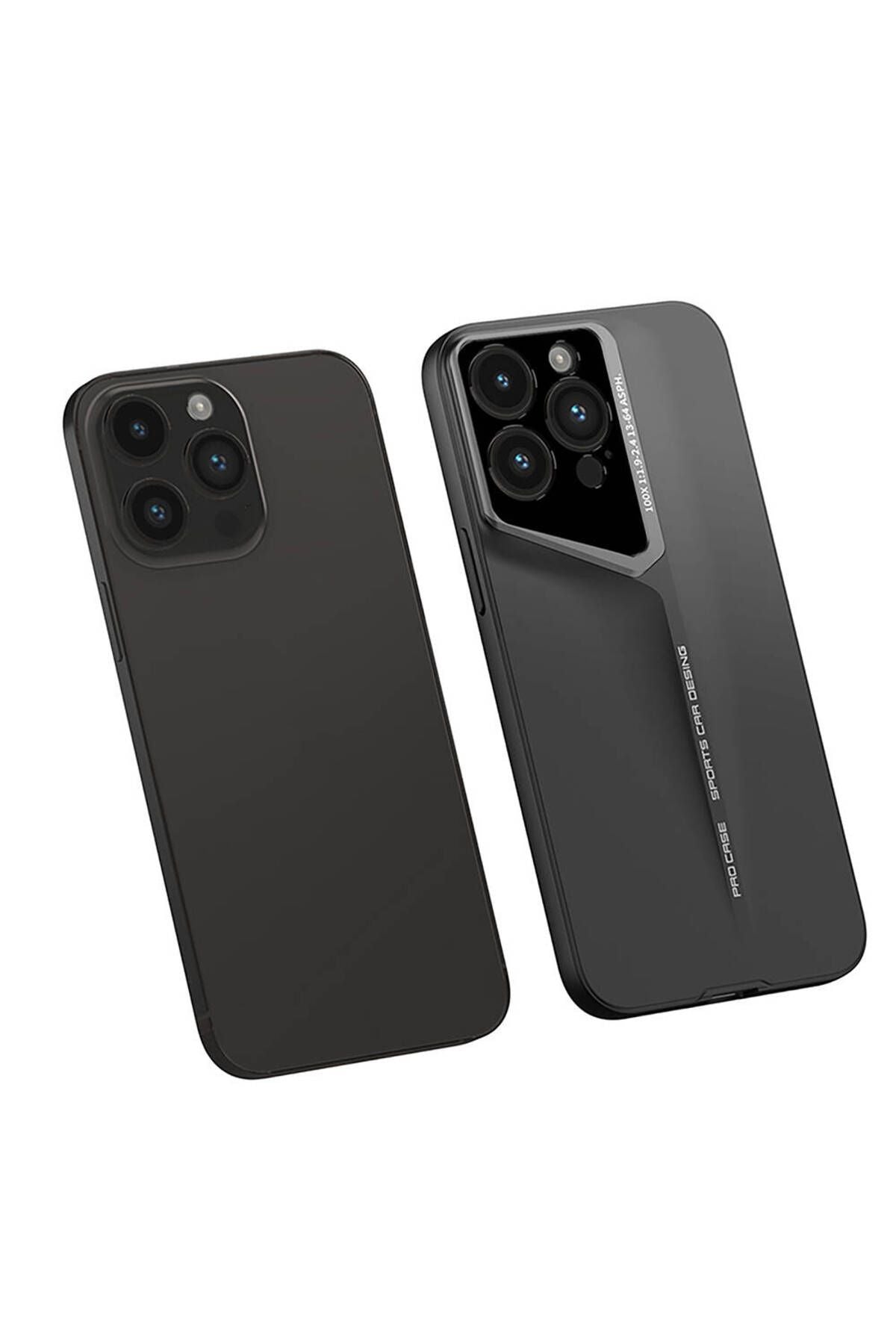 Apple iPhone 14 Pro Kılıf Ultra İnce Kamera Korumalı Sert Rubber Zore Procase Kapak-Derin Mor