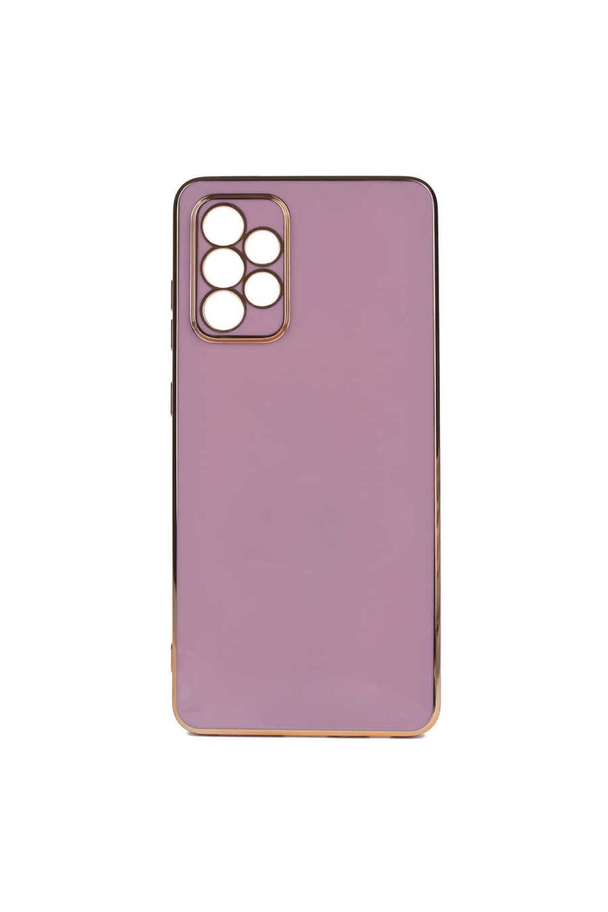 Galaxy A13 4G Kılıf Zore Bark Kapak - Mor