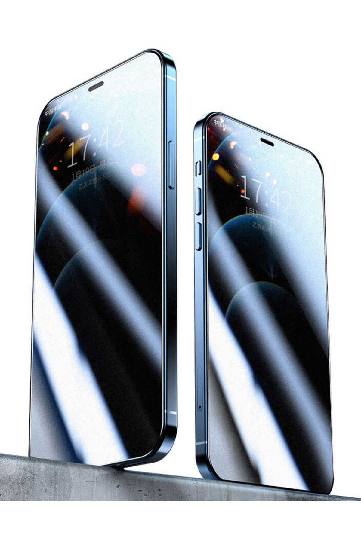 iPhone XR 6.1 Uyumlu  Fit Hard Mat Privacy Cam Ekran Koruyucu