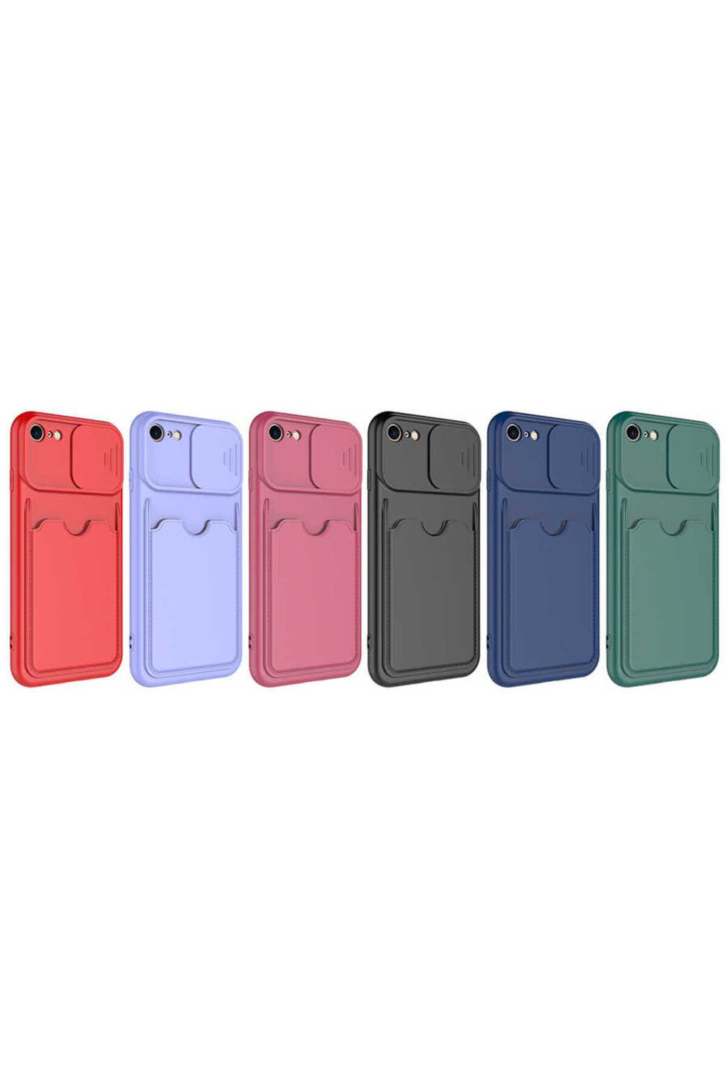 iPhone SE 2022 Uyumlu Kartix Kılıf-Siyah