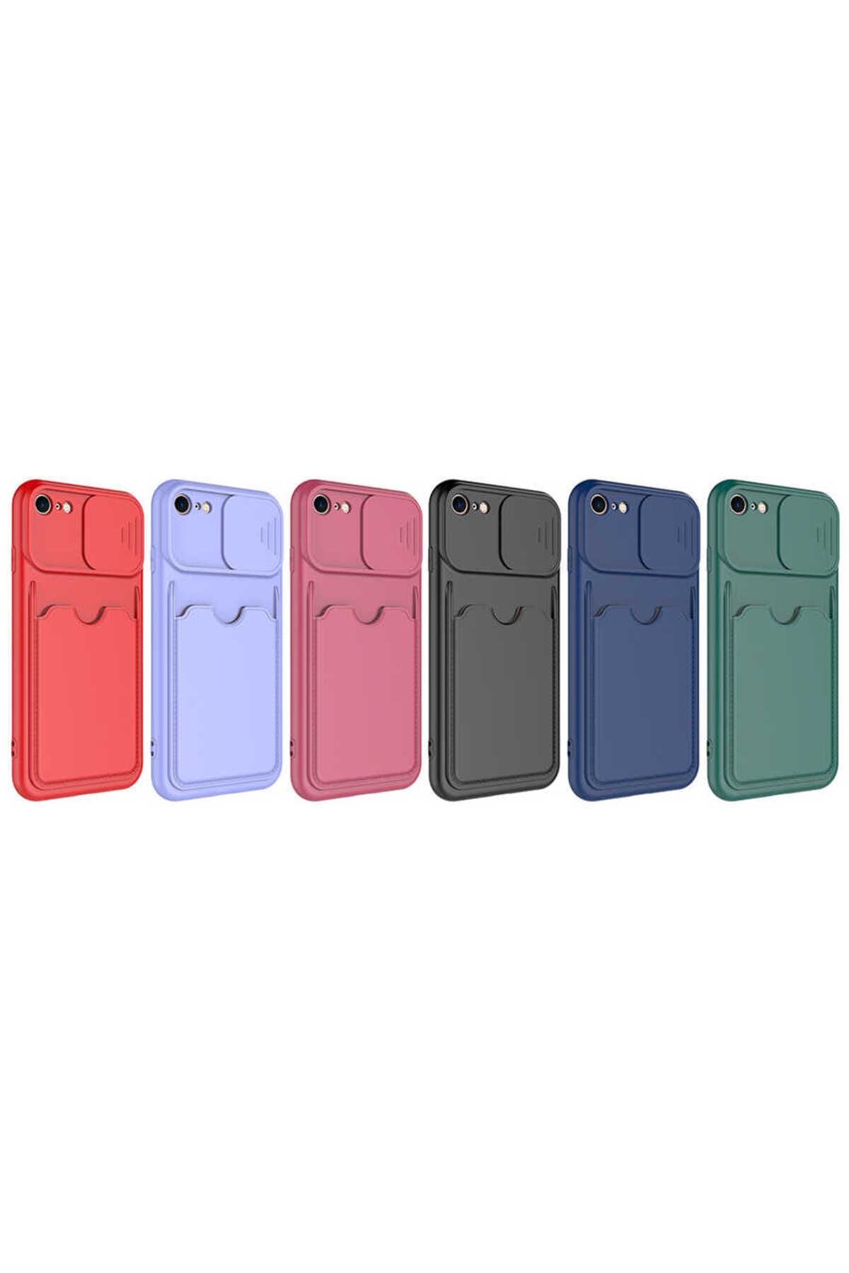 iPhone SE 2022 Uyumlu Kartix Kılıf-Siyah