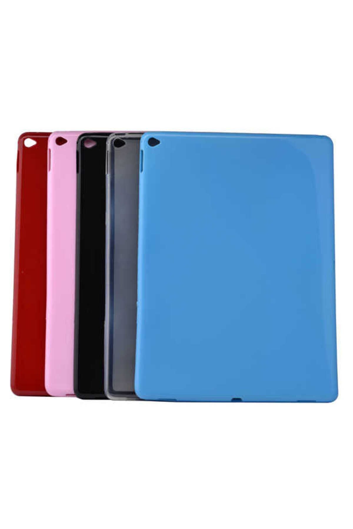 iPad Pro 12.9 2015 - Uyumlu Uyumlu Zore Tablet Süper Silikon Kapak-Siyah