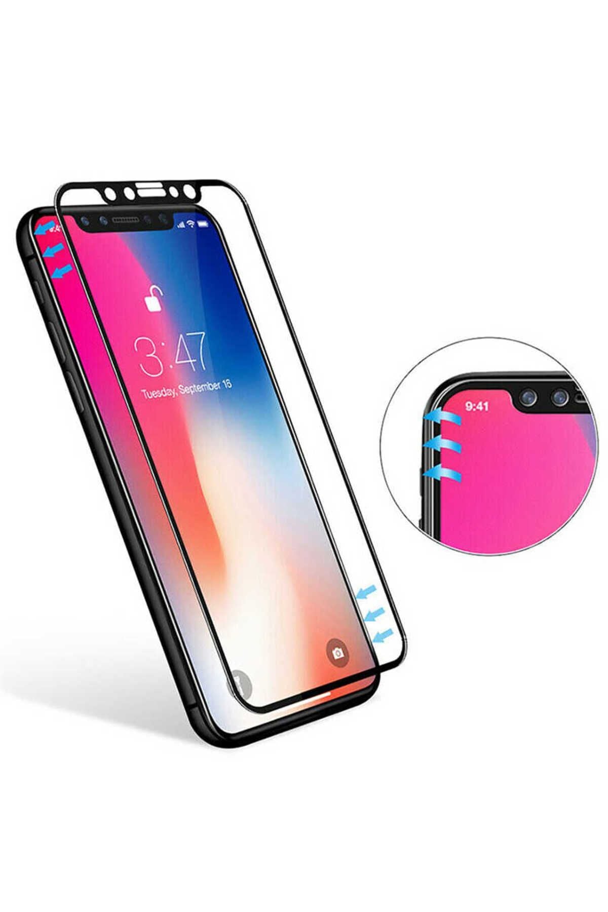 iPhone 12 Uyumlu Davin 5D Cam Zore Ekran Koruyucu