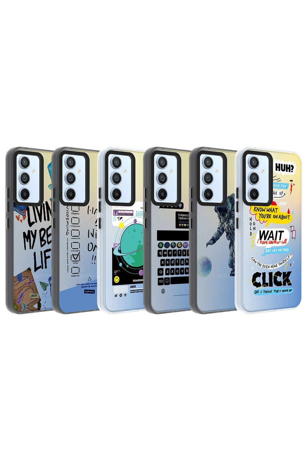 Galaxy A54 Kılıf Desenli Zore Dragon Sert Kapak - Kelimeler