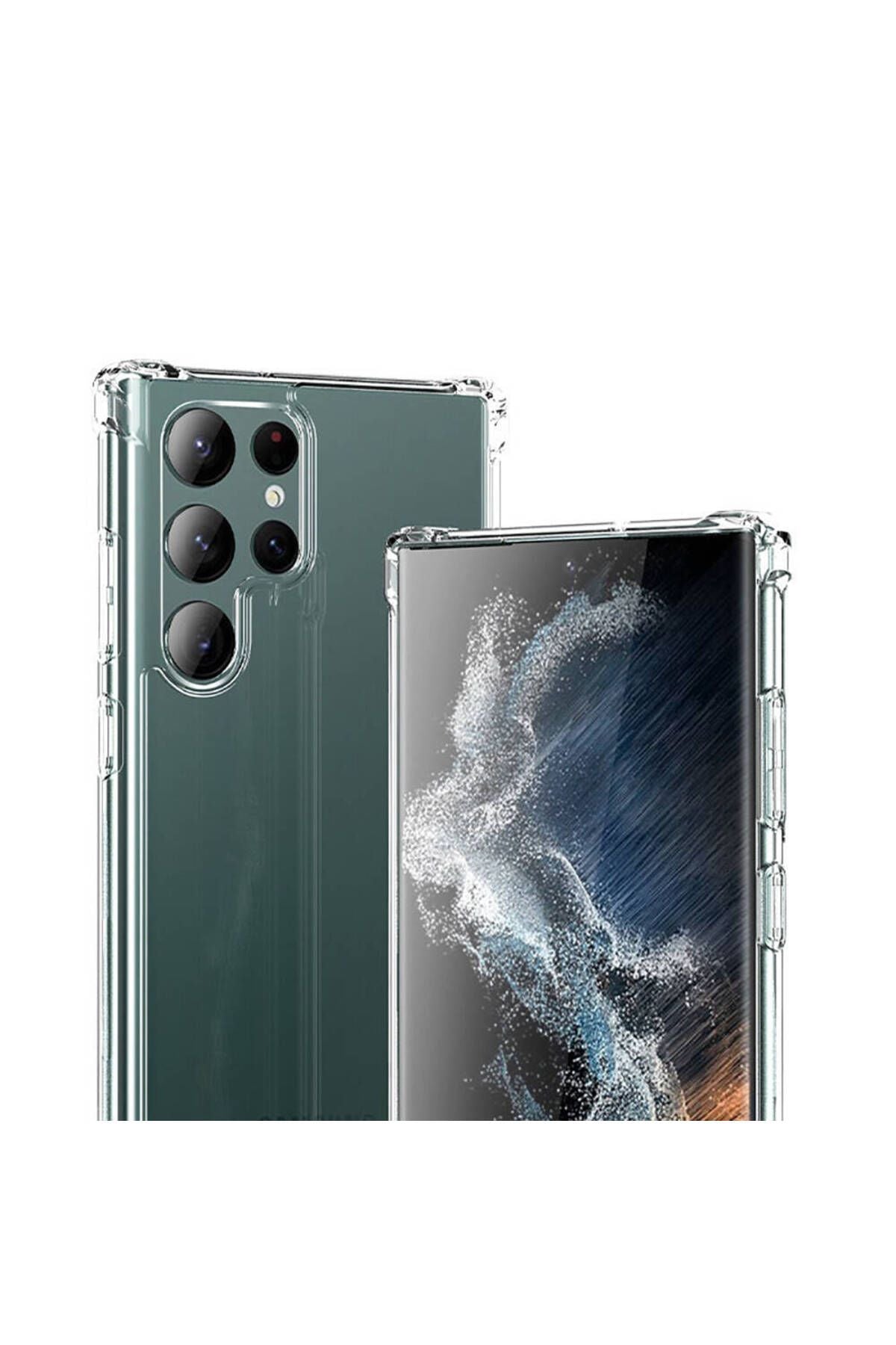 Galaxy S24 Ultra Kılıf Zore Nitro Anti Shock Silikon - Renksiz