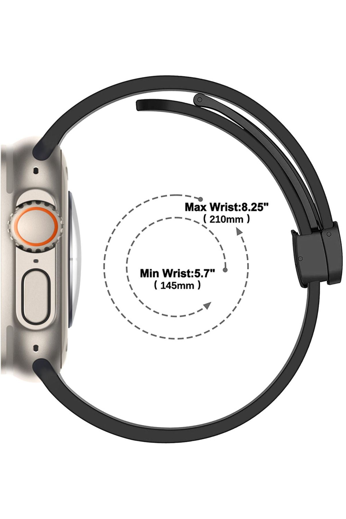 Watch Ultra 49mm Uyumlu KRD-84 Uyumlu Zore Kordon-Koyu Yeşil