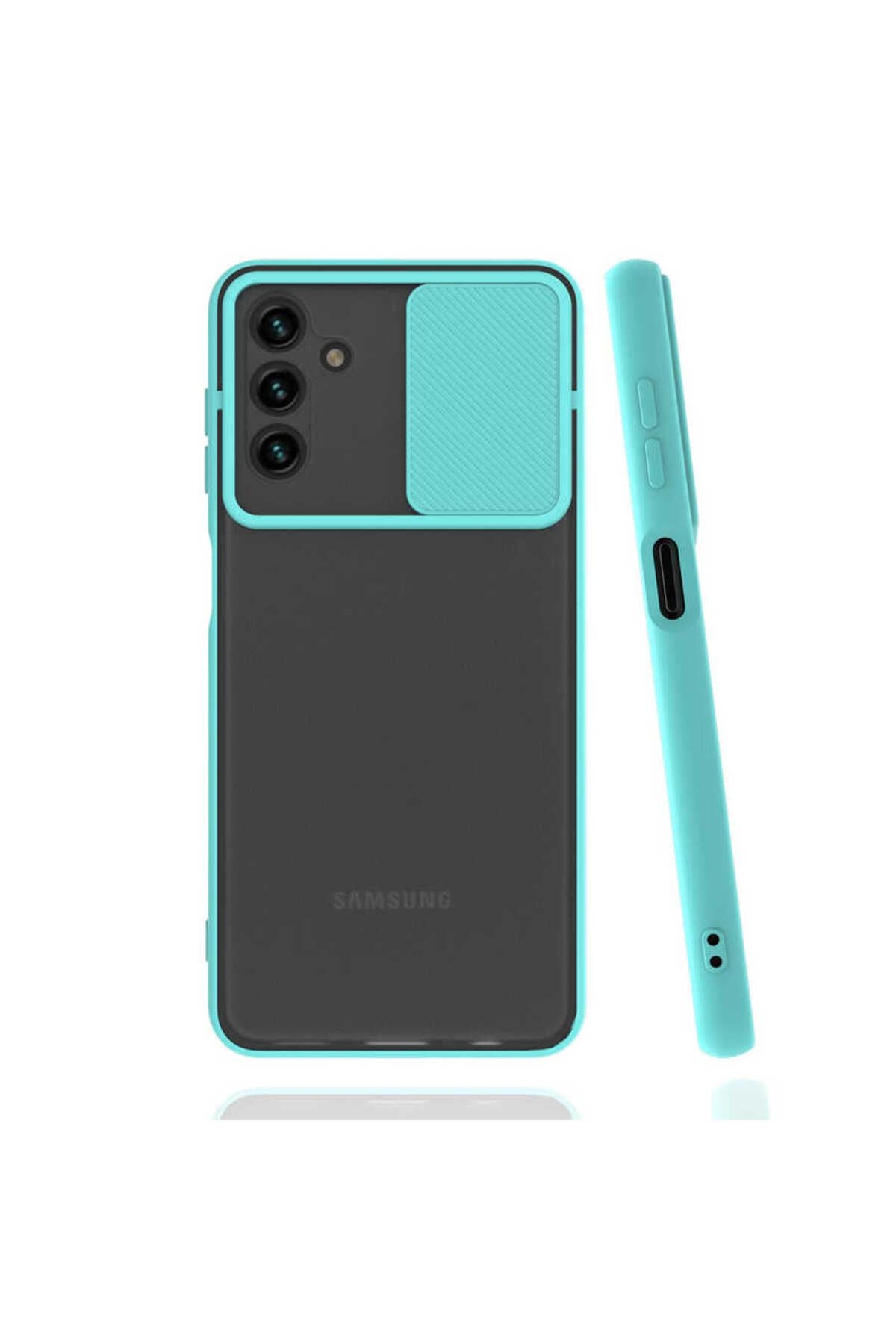 Galaxy A04S Kılıf Zore Lensi Kapak - Lacivert