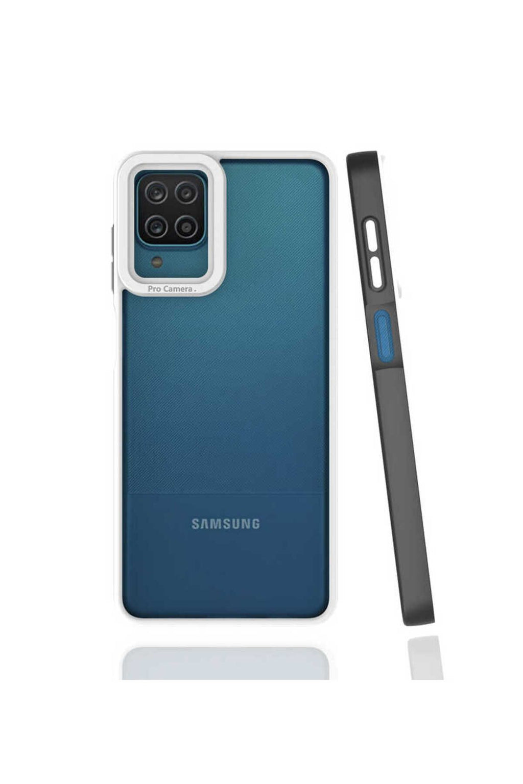 Galaxy A12 Kılıf Zore Mima Kapak - Lacivert