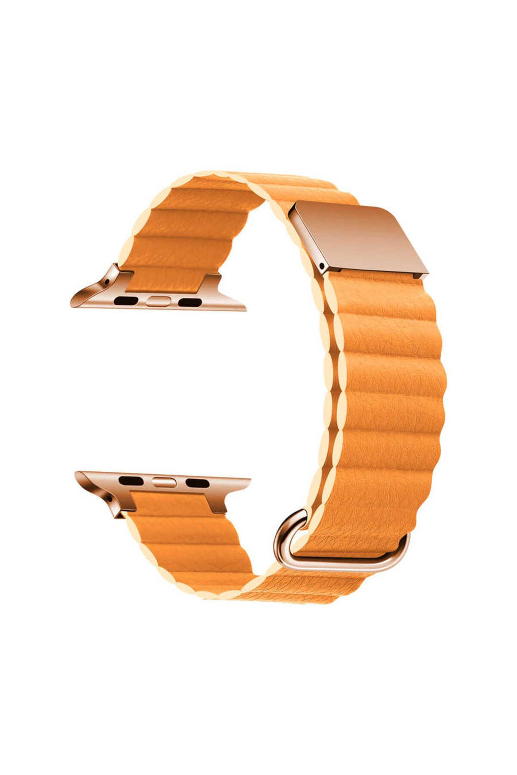 Watch 7 45mm Uyumlu KRD-78 PU Deri Kordon Strap Kayış CLO- Koyu Yeşil