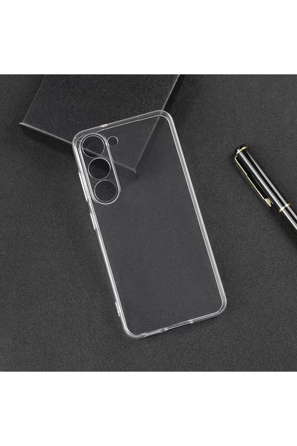 Galaxy A14 Kılıf RNTC Süper Silikon Kapak - Renksiz