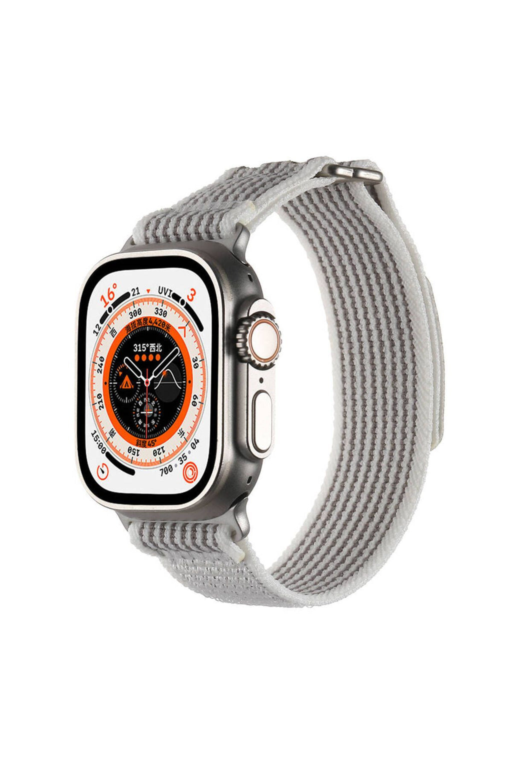 Apple Watch Ultra 49mm Hasır Kordon  KRD-106 Strap Kayış