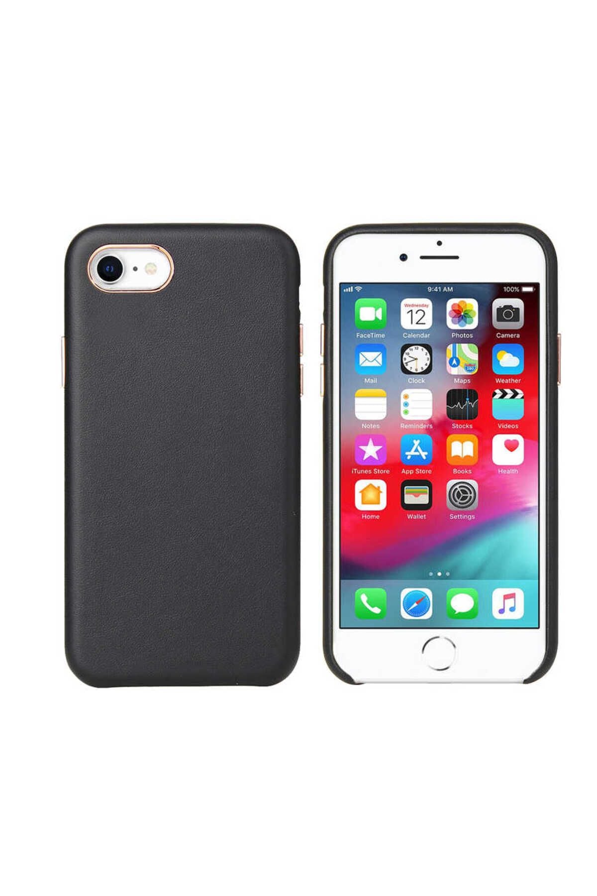 iPhone SE 2022 Uyumlu Zore Eyzi Kılıf-Kahverengi