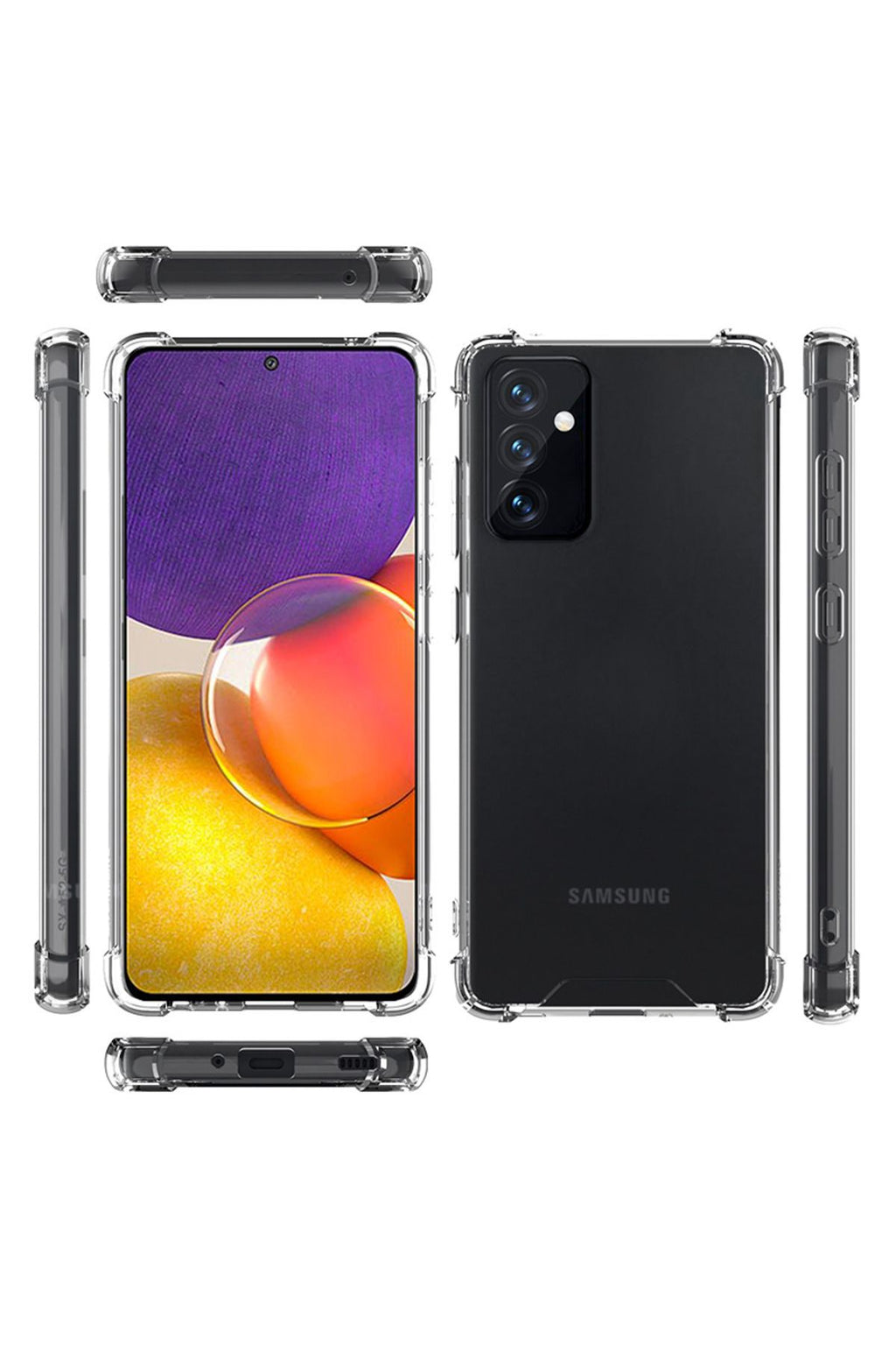 Galaxy A54 Kılıf TUVA Nitro Anti Shock Silikon - Renksiz