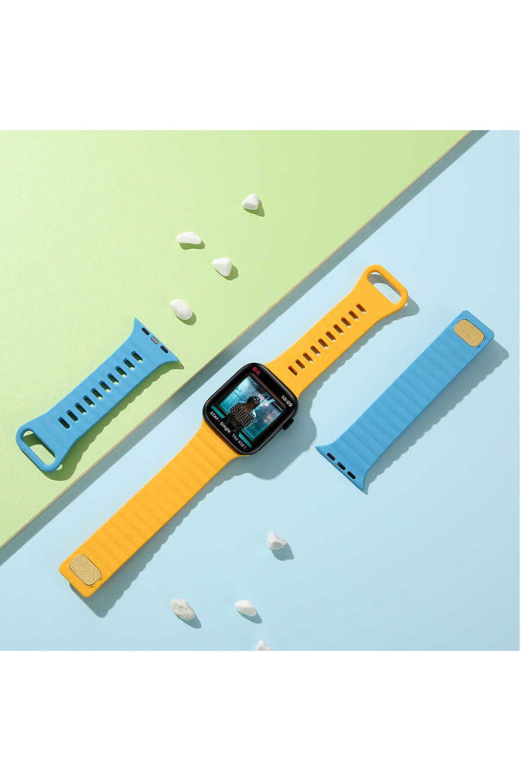 Watch 42mm Uyumlu KRD-73 Uyumlu Zore Kordon-Mavi