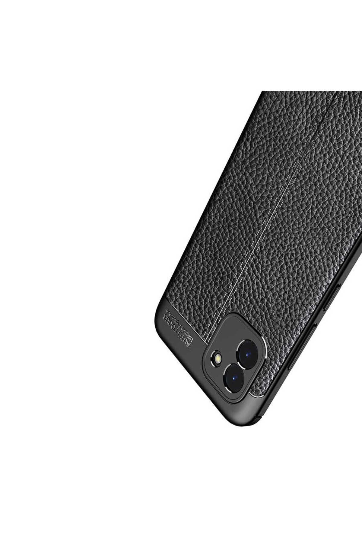 Galaxy A03 Kılıf Zore Niss Silikon Kapak - Siyah