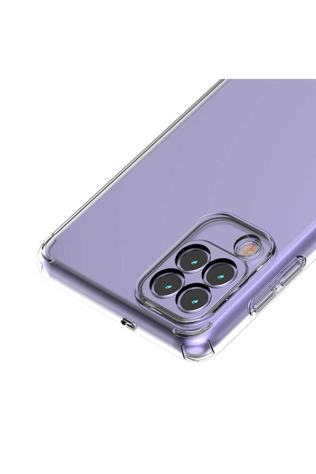 Galaxy A22 4G Kılıf SVL Coss Kapak - Renksiz