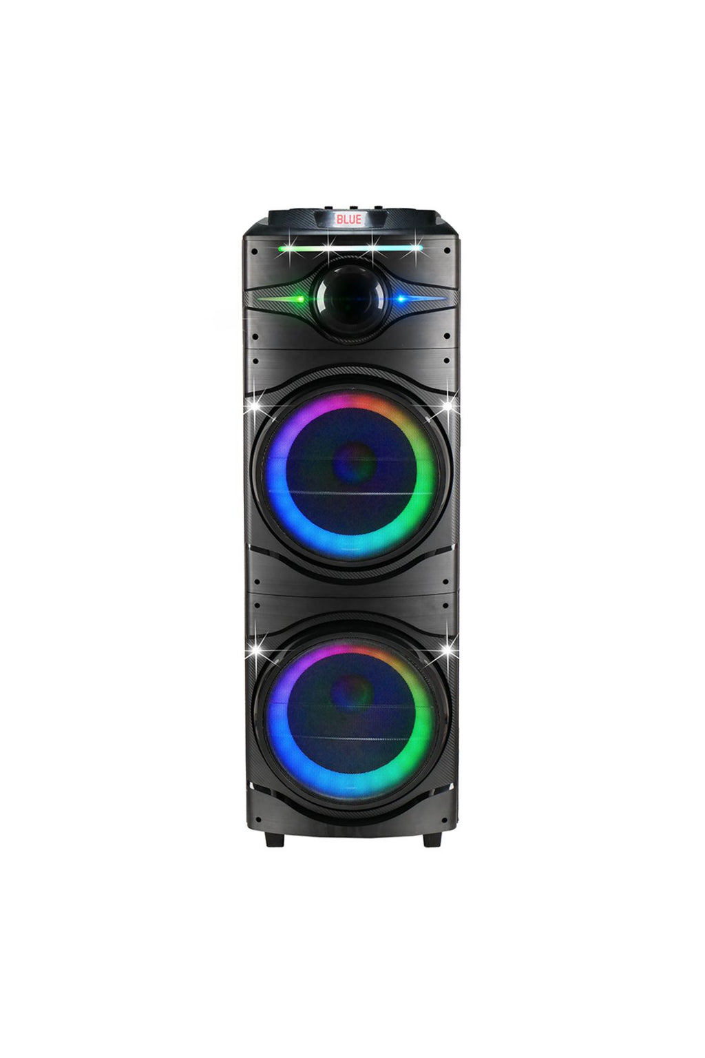 GD-2016 Dijital LED Göstergeli FM Radyolu Mikrofonlu RGB TWS Çift 12 inç Stereo Bass Kablosuz K