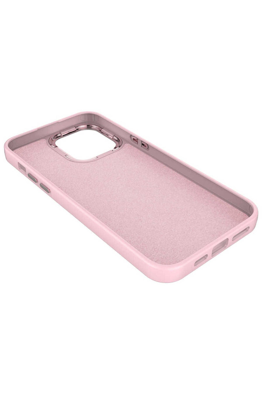 iPhone 14 Pro Uyumlu Metal Çerçeve ve Buton Tasarımlı Silikon Zore Luna Kılıf-Siyah