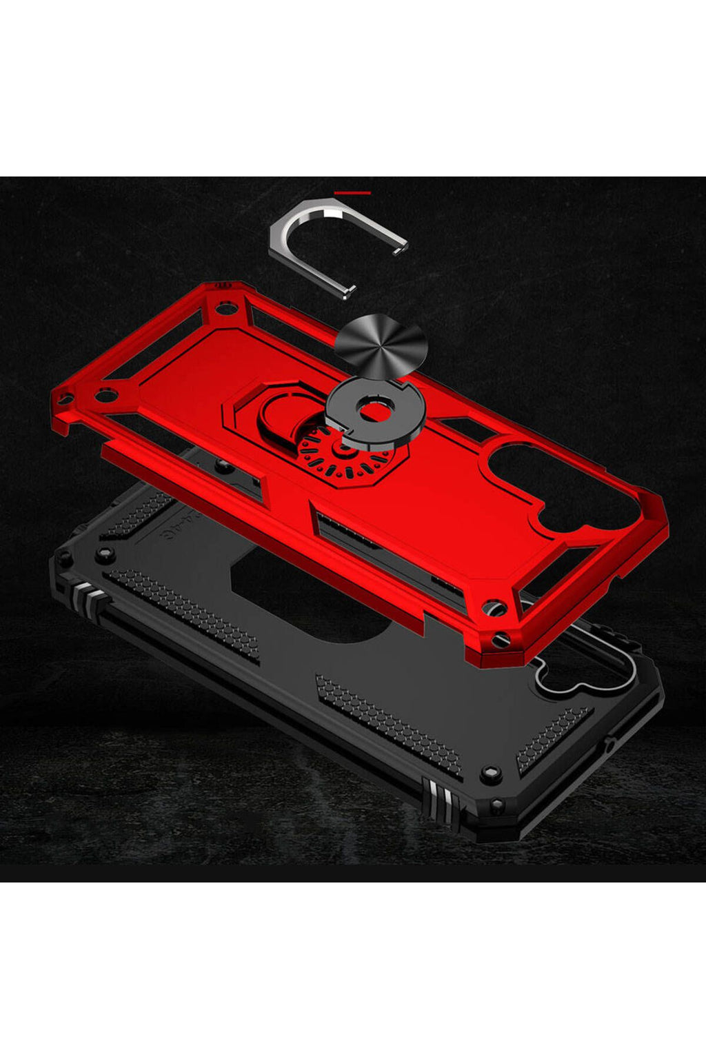 Galaxy A24 Kılıf Zore Vega Kapak - Siyah