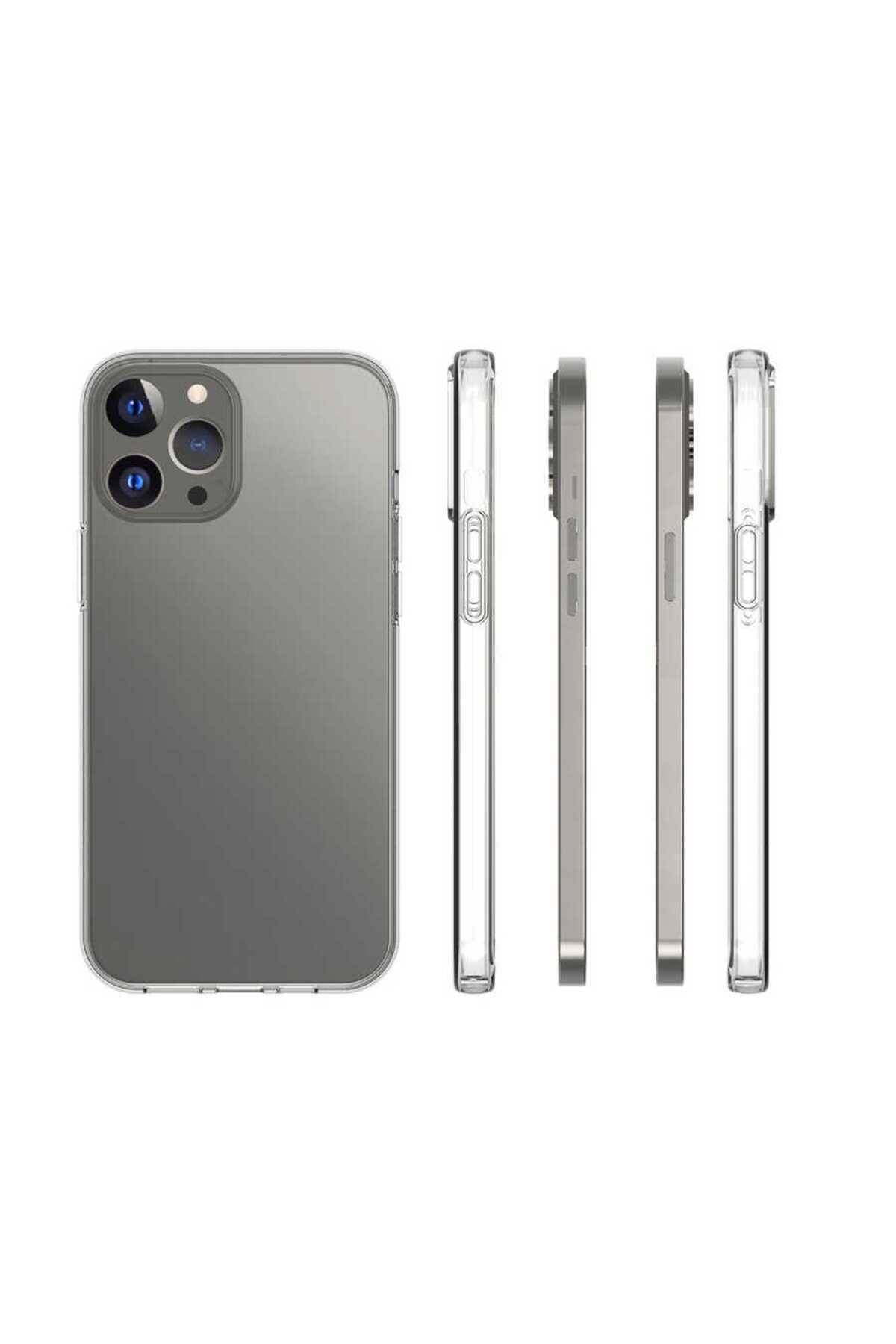 iPhone 15 Pro Max Uyumlu Zore Süper Silikon Kılıf-Renksiz