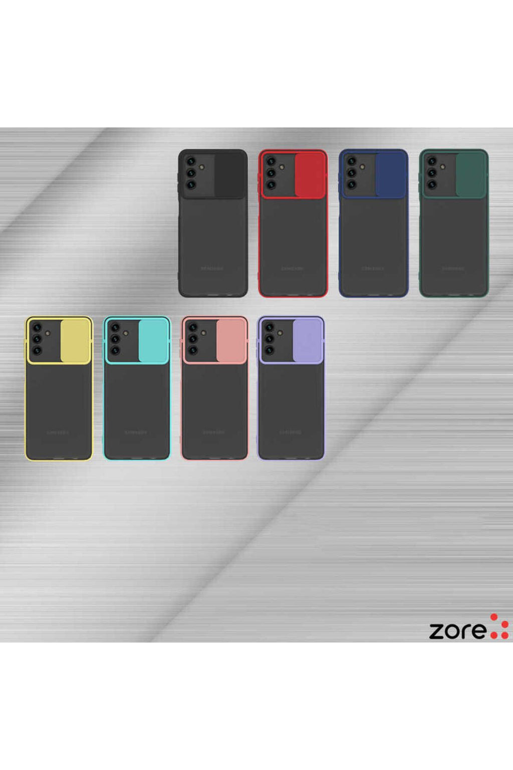 Galaxy A04S Kılıf Zore Lensi Kapak - Pembe Açık