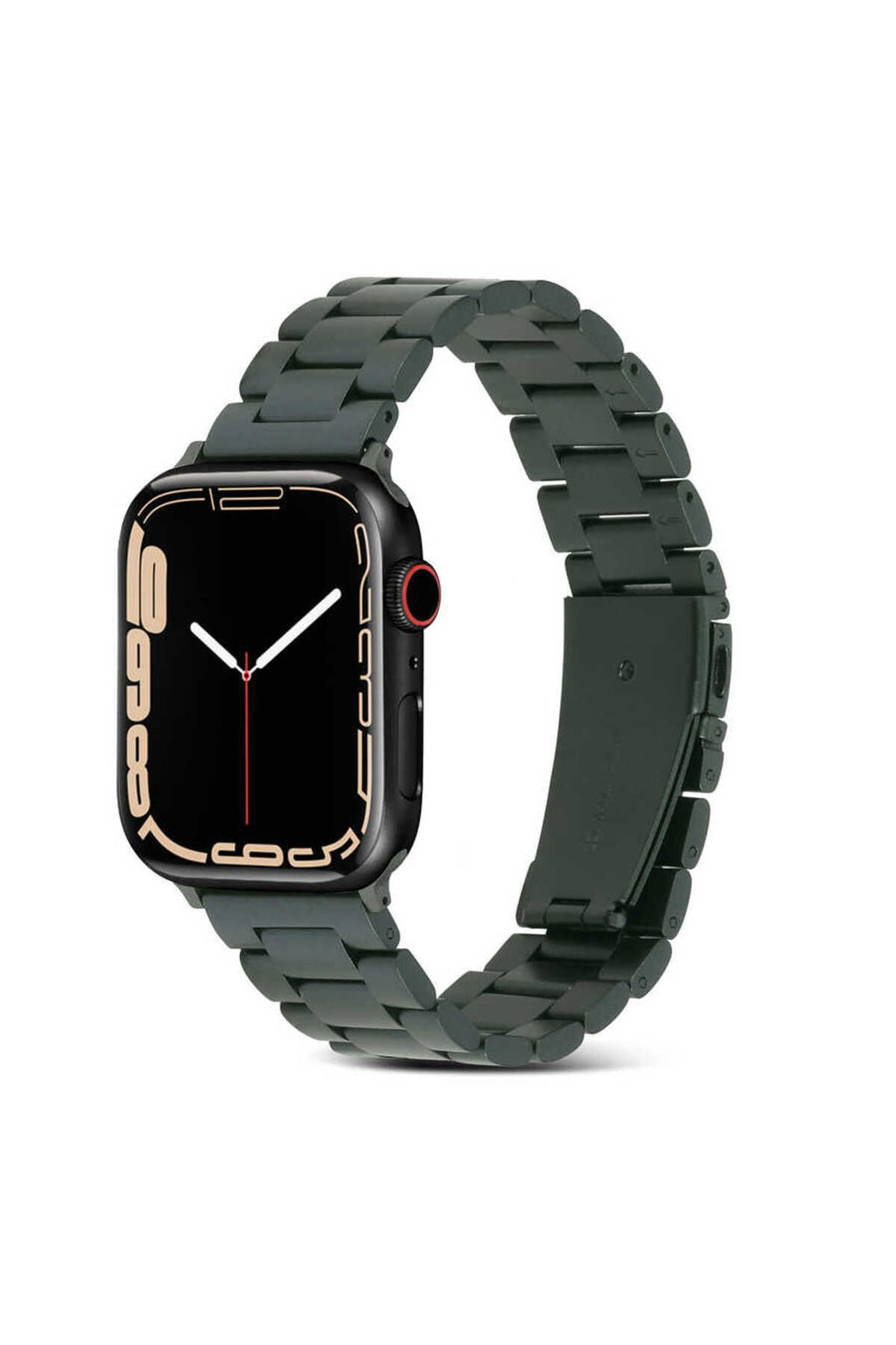 Watch Ultra 49mm Kordon Uyumlu KRD-04 Metal Strap Kayış CLO- Gümüş