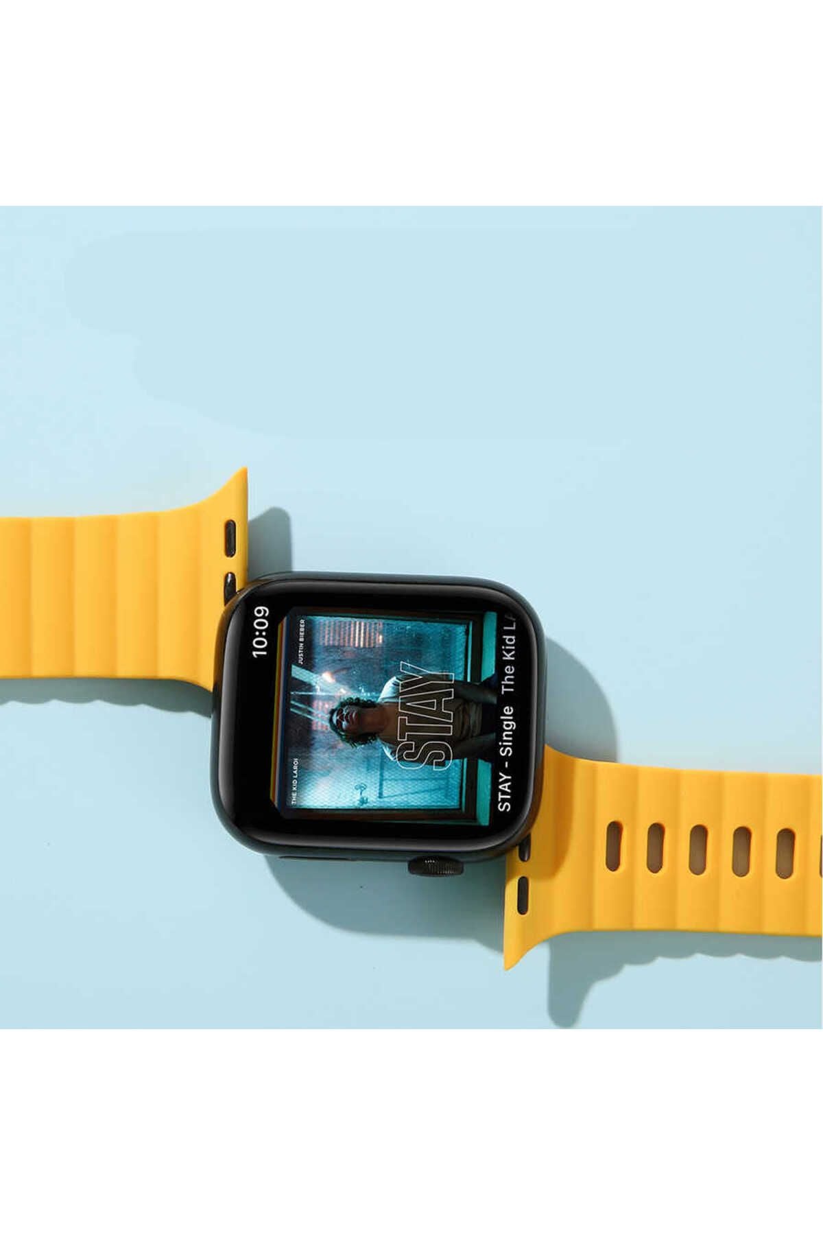 Watch Ultra 49mm Uyumlu KRD-73 Uyumlu Zore Kordon-Mürdüm