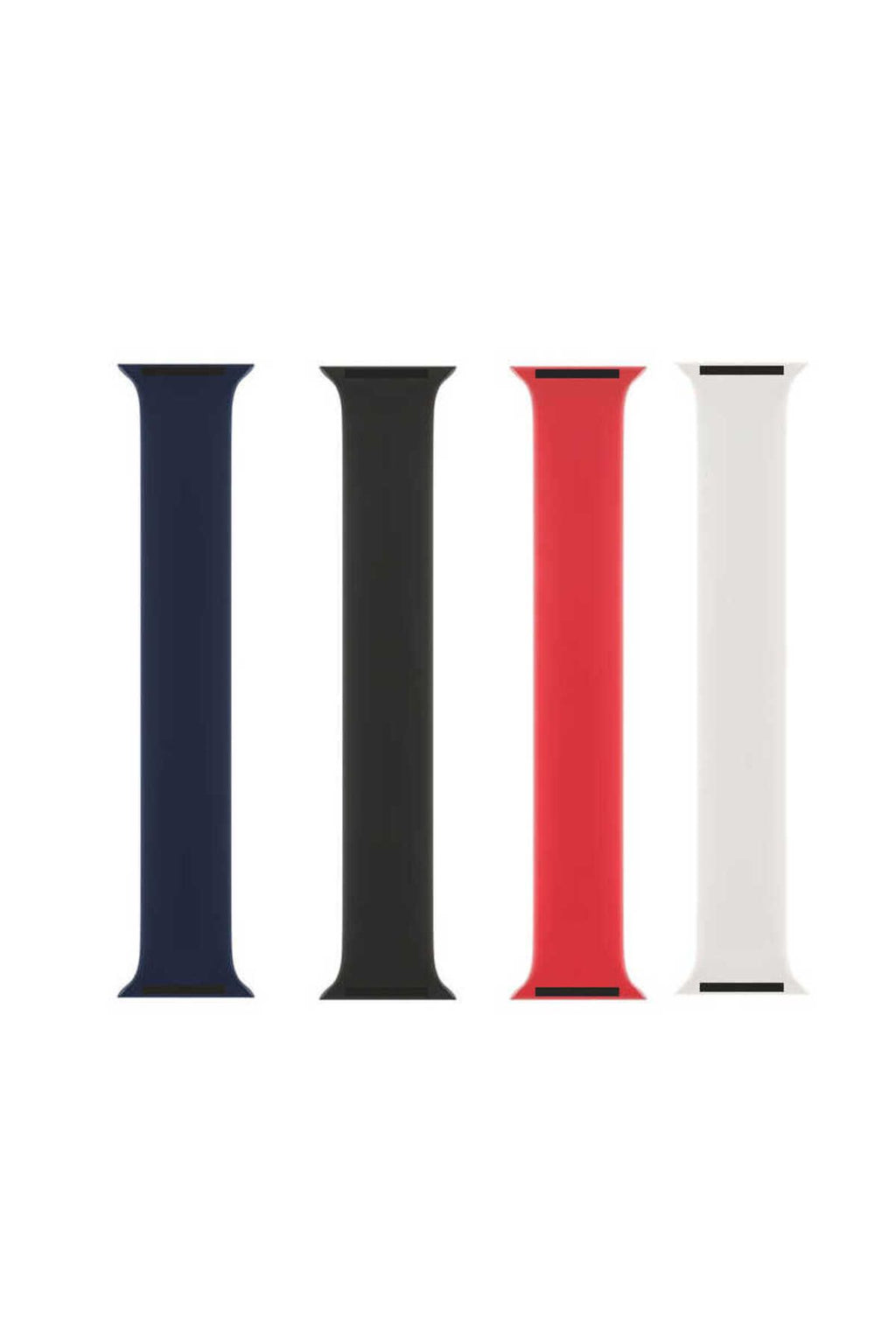 Watch 42mm Uyumlu KRD-31 Solo Loop Medium Zore Kordon-Siyah