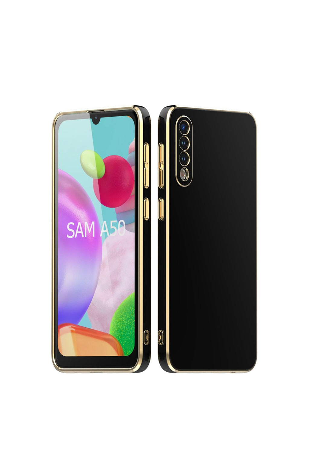 Galaxy A50 Kılıf Zore Bark Kapak - Beyaz