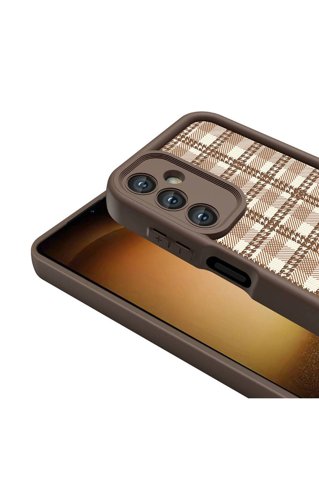 Galaxy A05S Kılıf Kamera Korumalı Baskılı Arka Yüzey Zore Klas Kapak - Beyaz