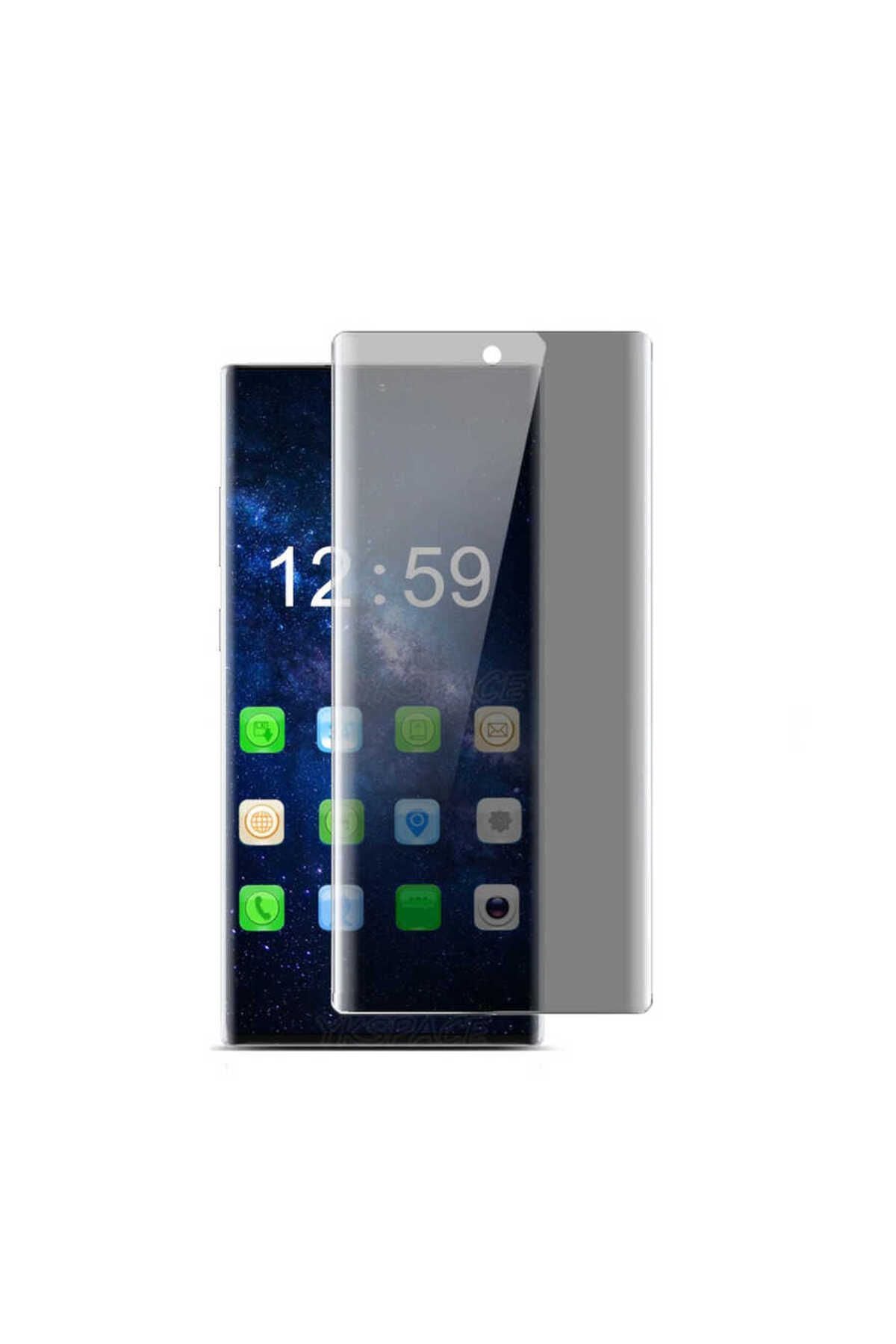 Galaxy Note 20 Uyumlu Zore Privacy Polymer Nano Ekran Koruyucu