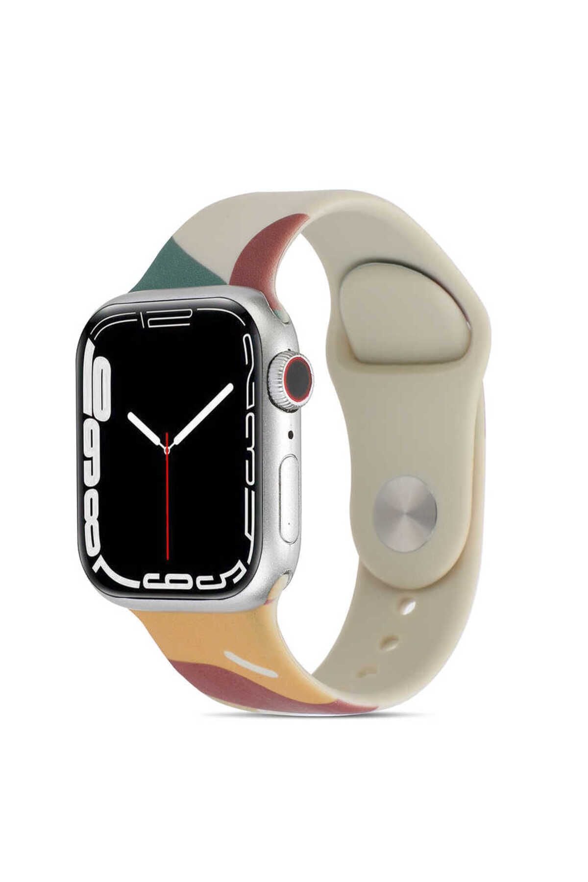 Watch Ultra 49mm Kordon KRD-62 Uyumlu Strap Kayış CLO- Rouge Powder