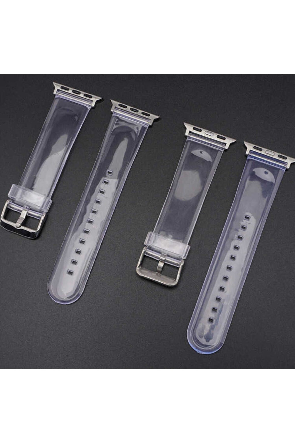 Watch 38mm KRD-13 Şeffaf Uyumlu Zore Kordon-Renksiz