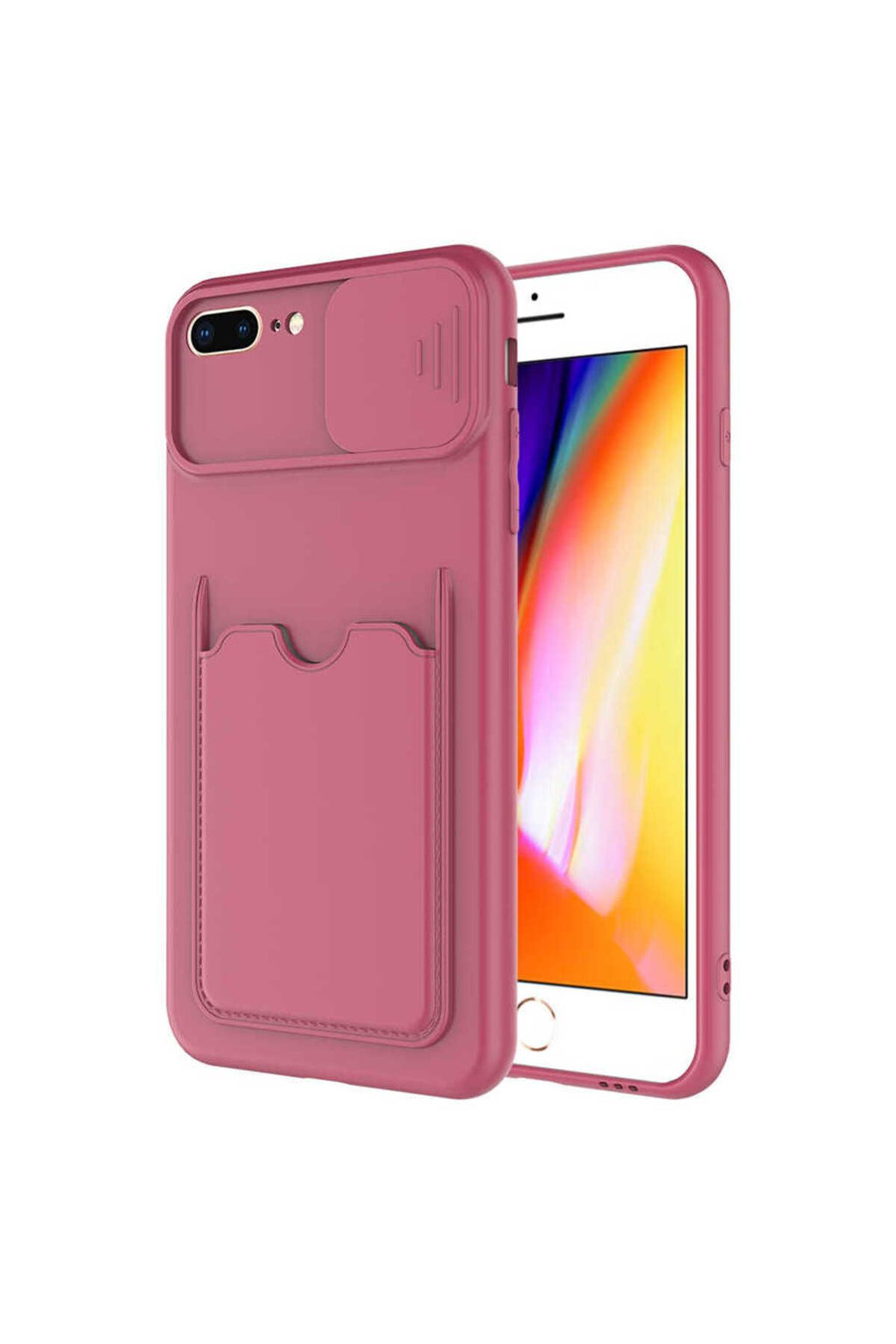 iPhone 8 Plus Kılıf Zore Kartix Kapak - Lila