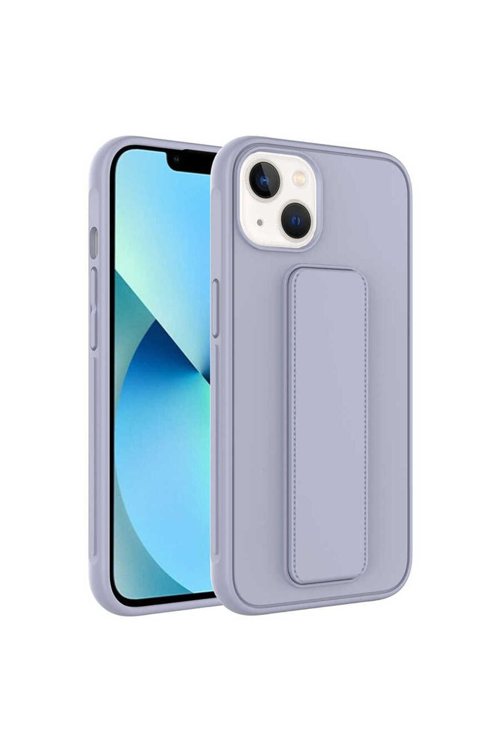 iPhone 14 Uyumlu Zore Qstand Kılıf-Gri