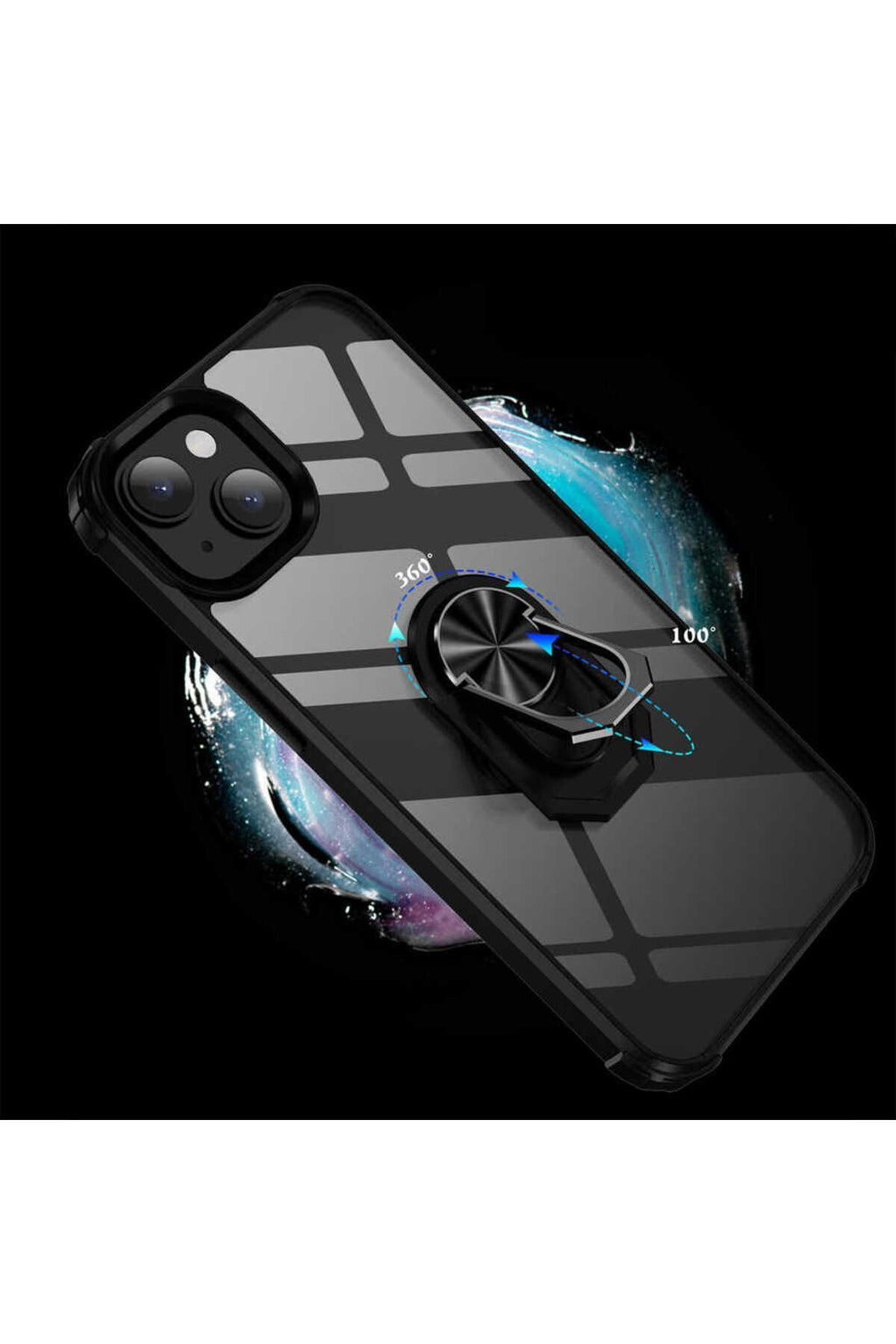 iPhone 14 Uyumlu MKC Mola Kılıf-Siyah