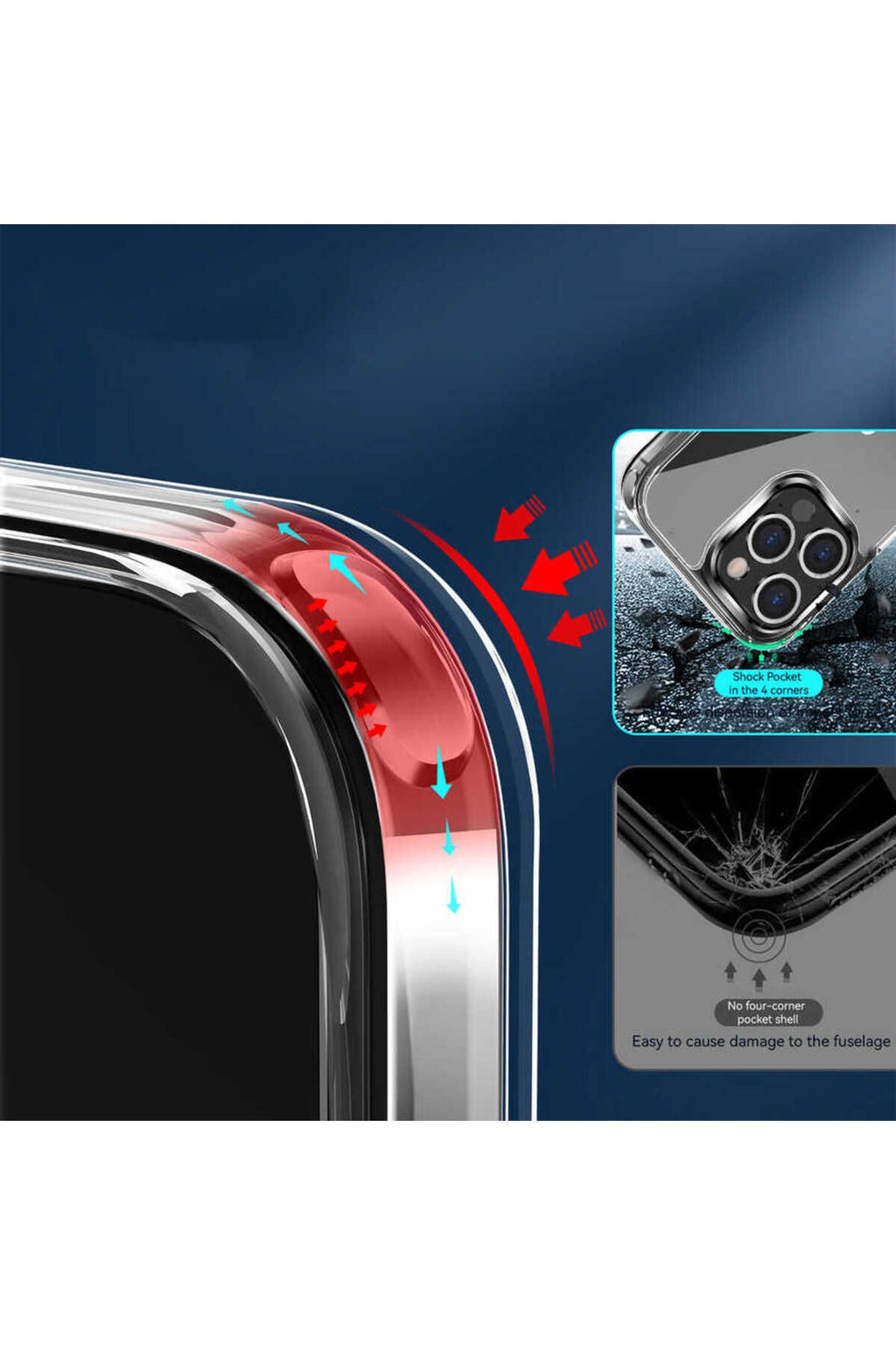 iPhone 14 Pro Uyumlu Zore Forst Kılıf-Renksiz