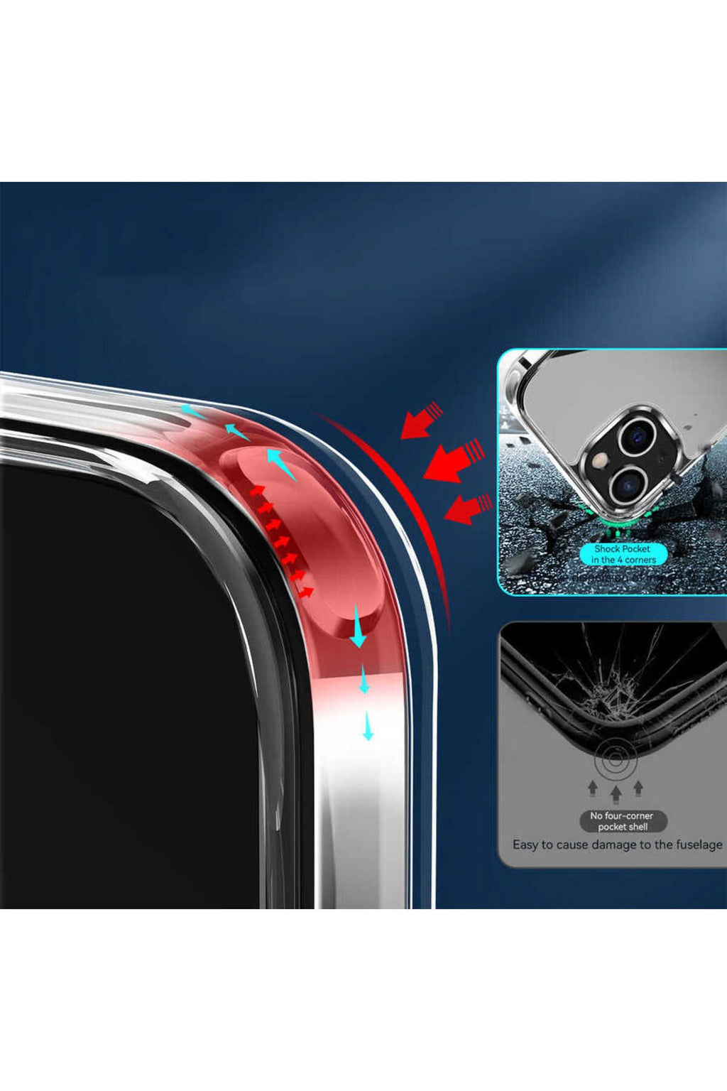 iPhone 14 Uyumlu Zore Forst Kılıf-Renksiz