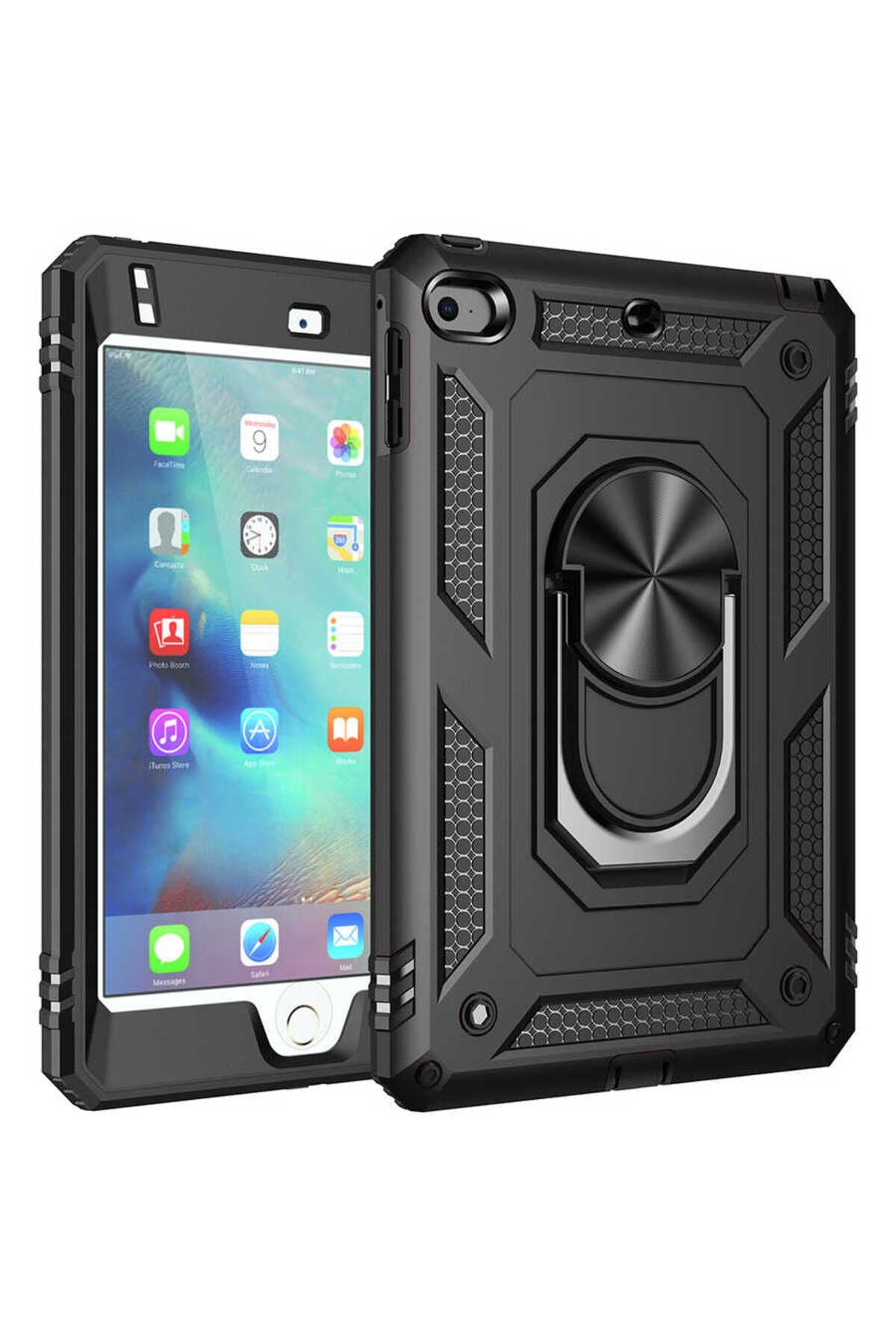 iPad Mini 5. Nesil - Uyumlu Uyumlu Zore Tablet Vega Kapak-Siyah