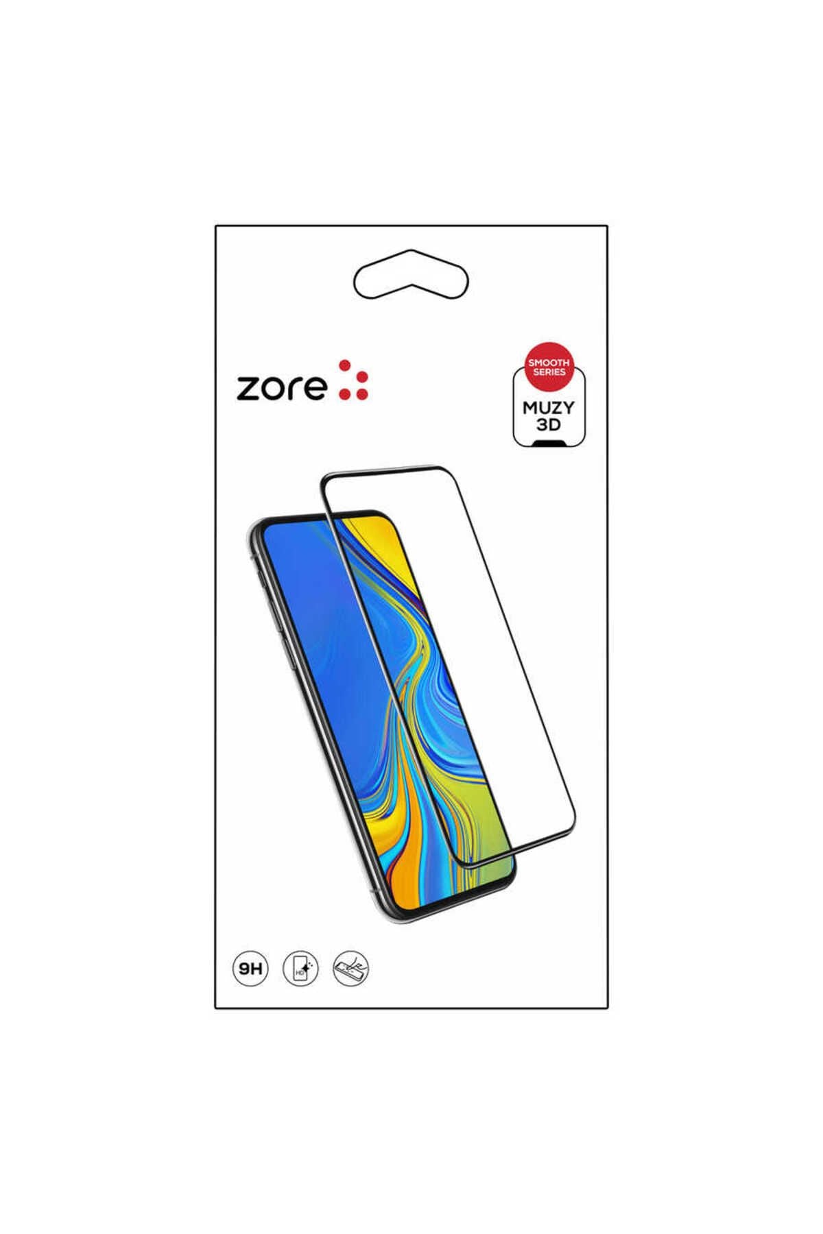 Galaxy M30S Uyumlu Zore 3D Muzy Temperli Cam Ekran Koruyucu