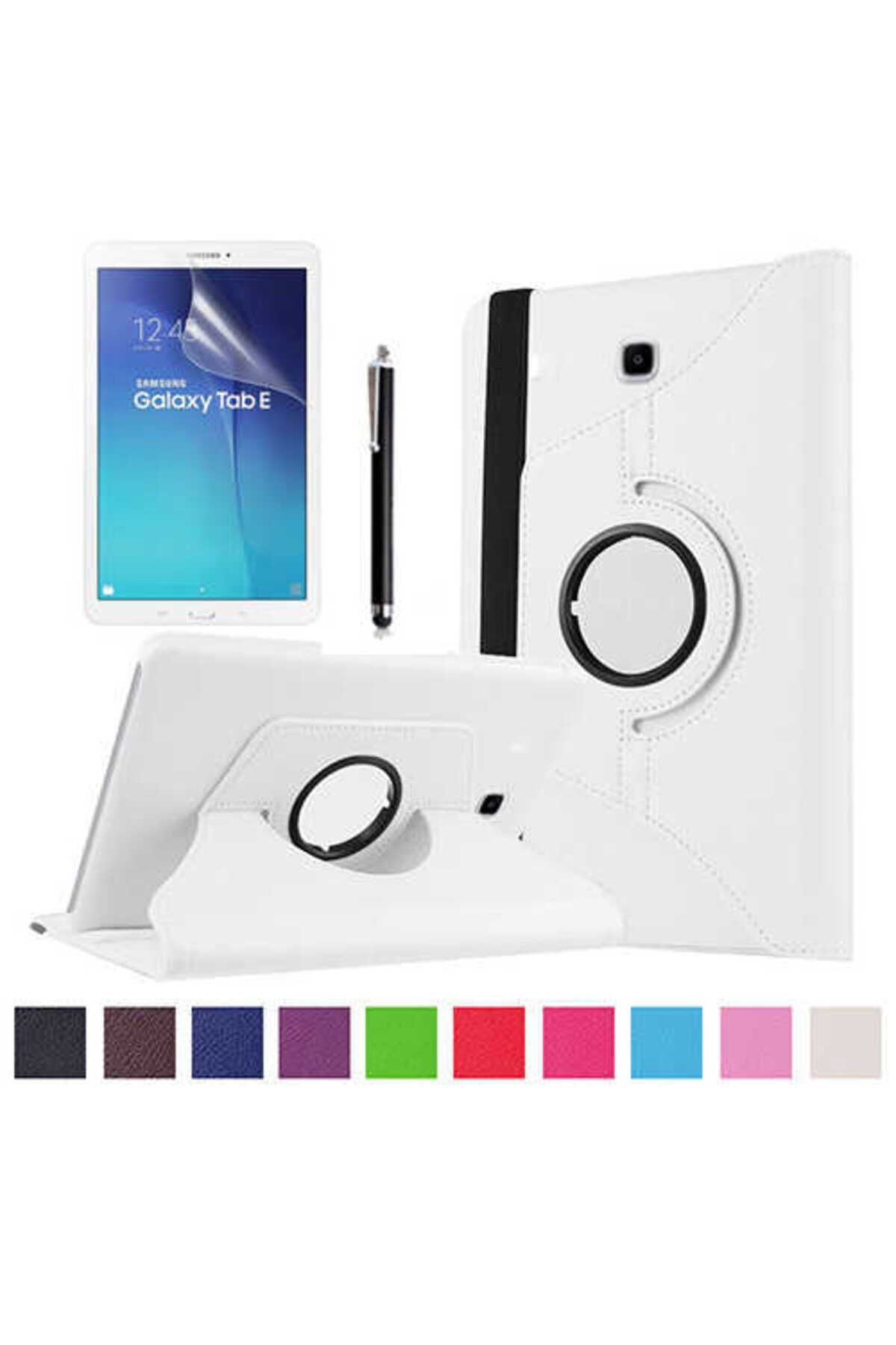 Galaxy Tab S 8.4 T700  Uyumlu Zore Dönebilen Standlı Kılıf-Mor
