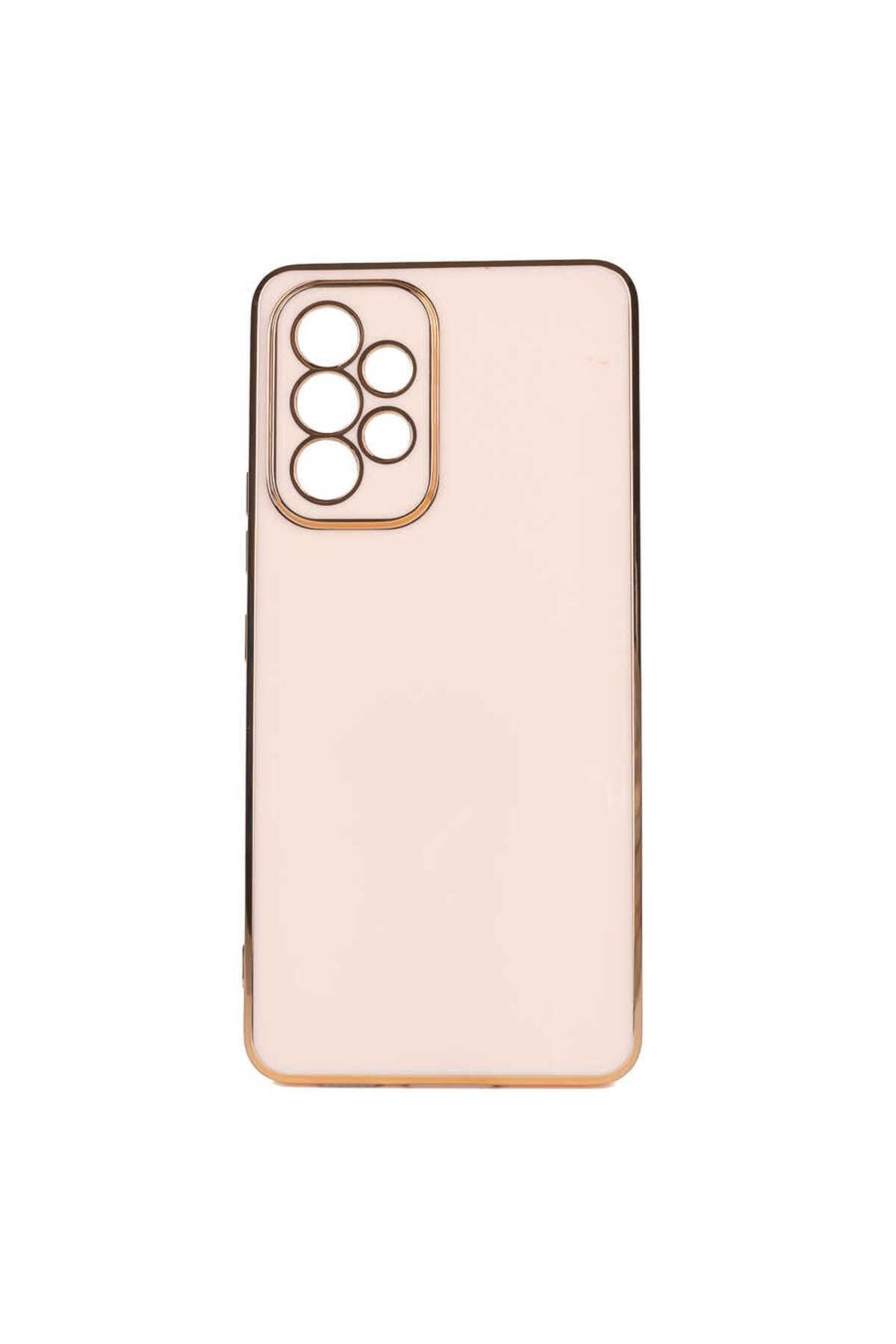 Galaxy A53 5G Kılıf Zore Bark Kapak - Rose Gold
