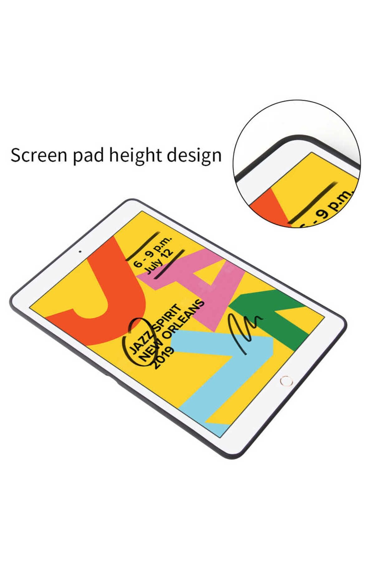 iPad Pro 3. nesil 11 inç - Uyumlu Uyumlu Zore Sky Tablet Silikon-Pembe Açık