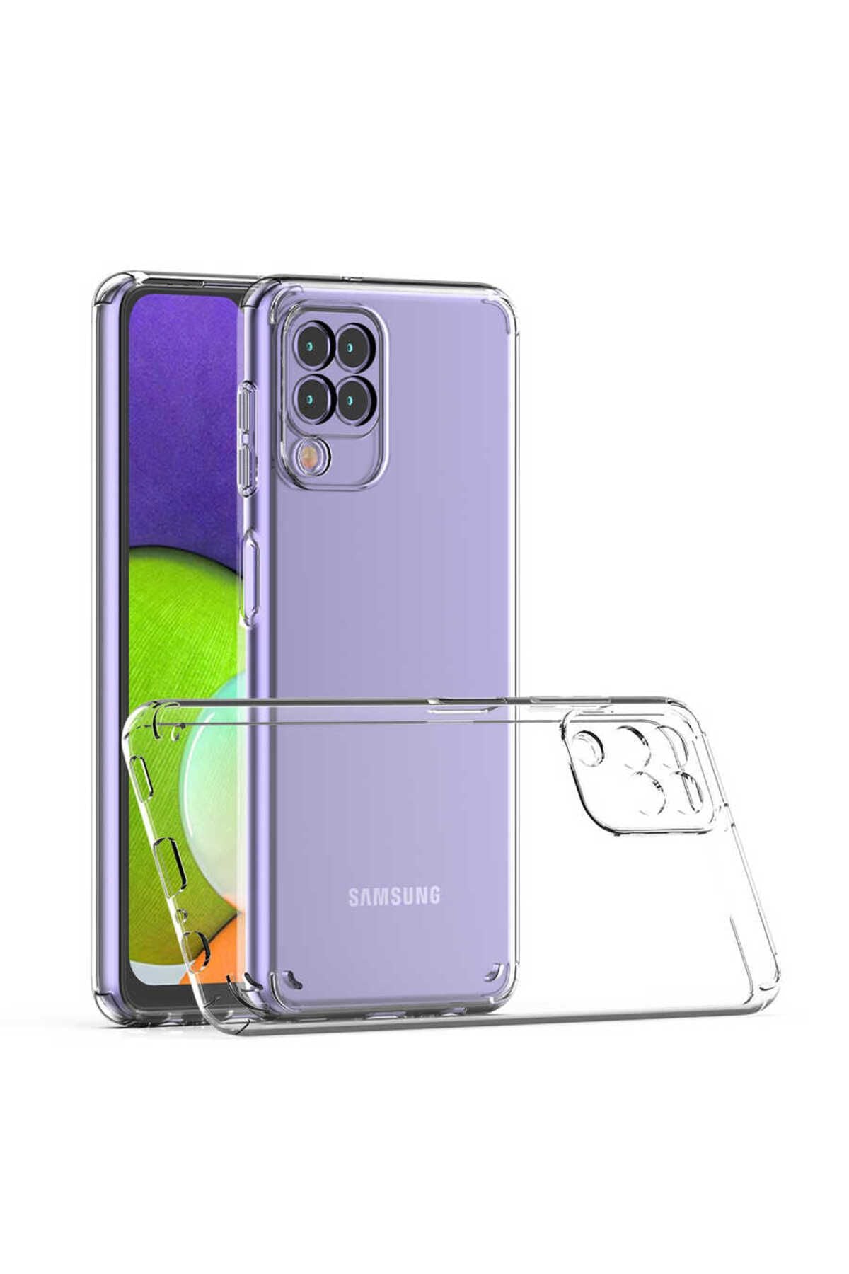 Galaxy A22 4G Kılıf SVL Coss Kapak - Renksiz